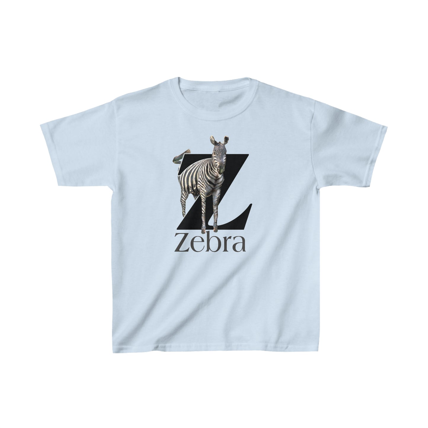 Z is for Zebra t-shirt, Zebra Drawing T-Shirt, Zebra animal t-shirt, Zebra Illustration, animal alphabet Z, animal letters zee, zed