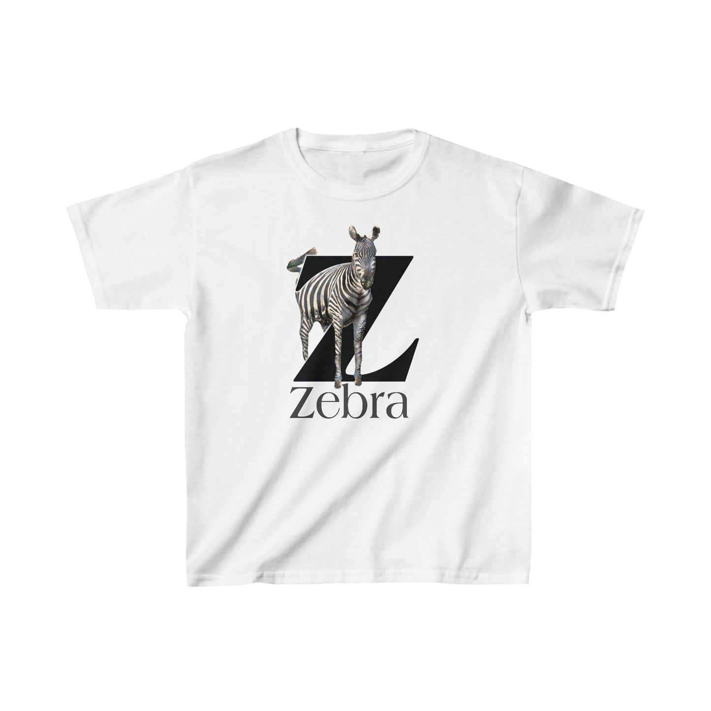 Z is for Zebra t-shirt, Zebra Drawing T-Shirt, Zebra animal t-shirt, Zebra Illustration, animal alphabet Z, animal letters zee, zed