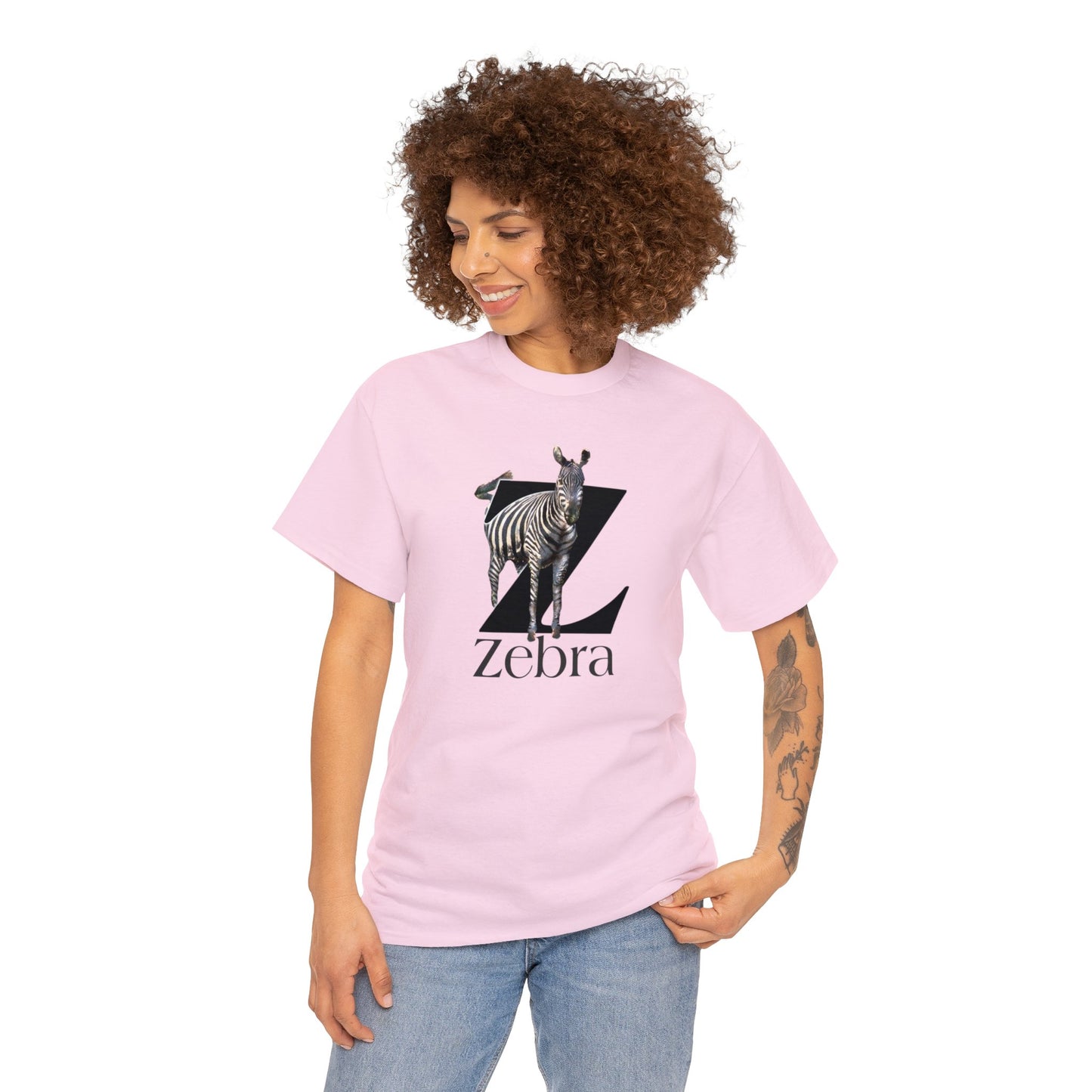 Z is for Zebra t-shirt, Zebra Drawing T-Shirt, Zebra animal t-shirt, Zebra Illustration,