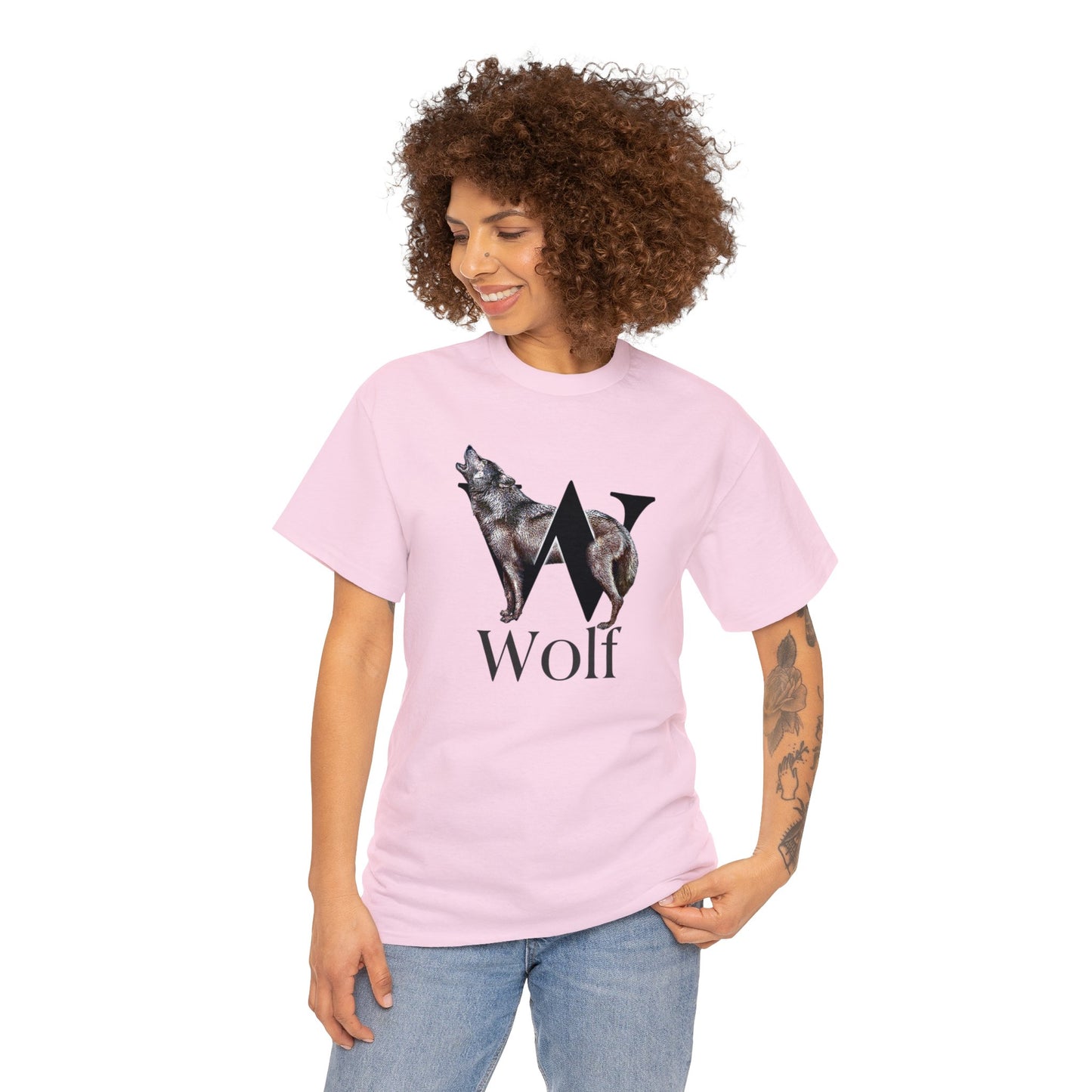 W is for Wolf t-shirt Wolf shirt, Wolf Drawing T-Shirt, wolf illustration, wolf animal t-shirt,