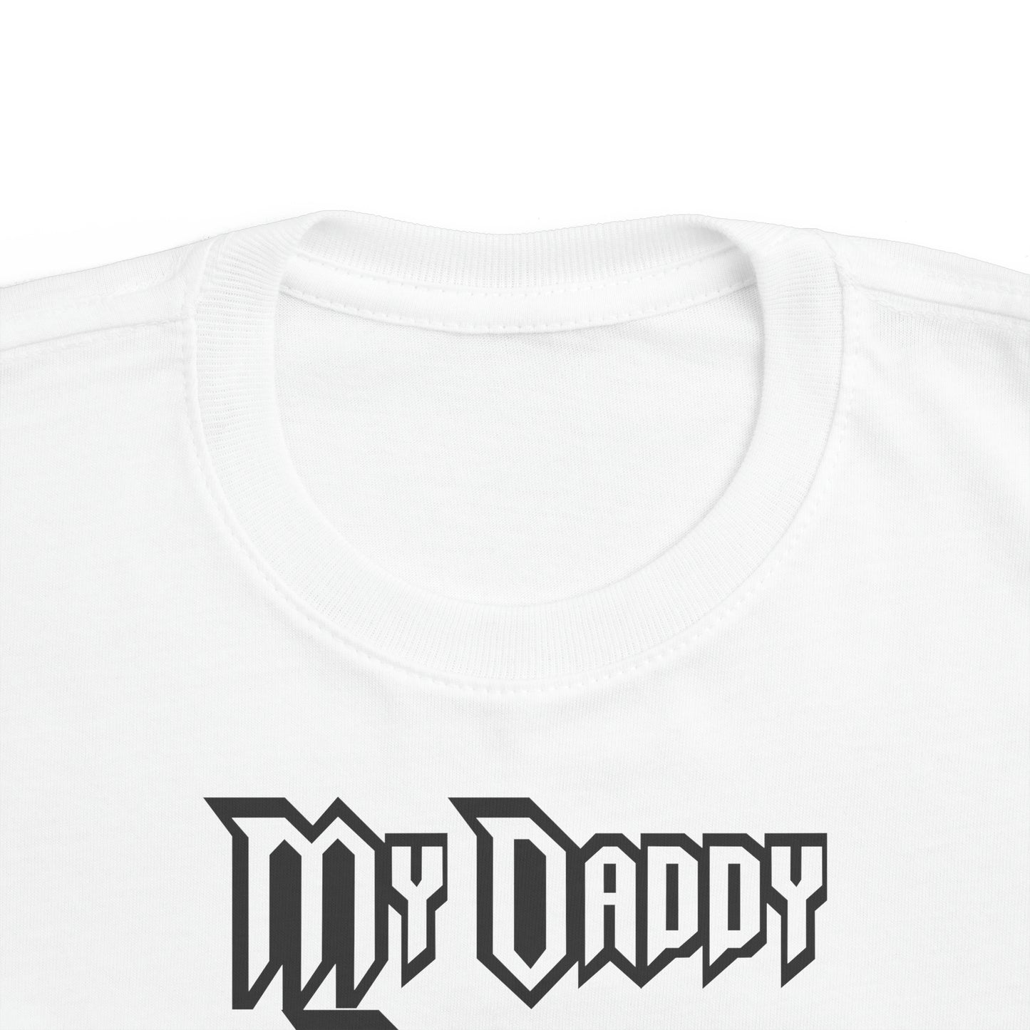 My Daddy Rocks Toddler Tee, Boy's Rock 'n Roll,  Aspiring Rock Star, Son of Musician, Daddy's Rocker, Heavy Metal T-Shirt, Musician T-Shirt