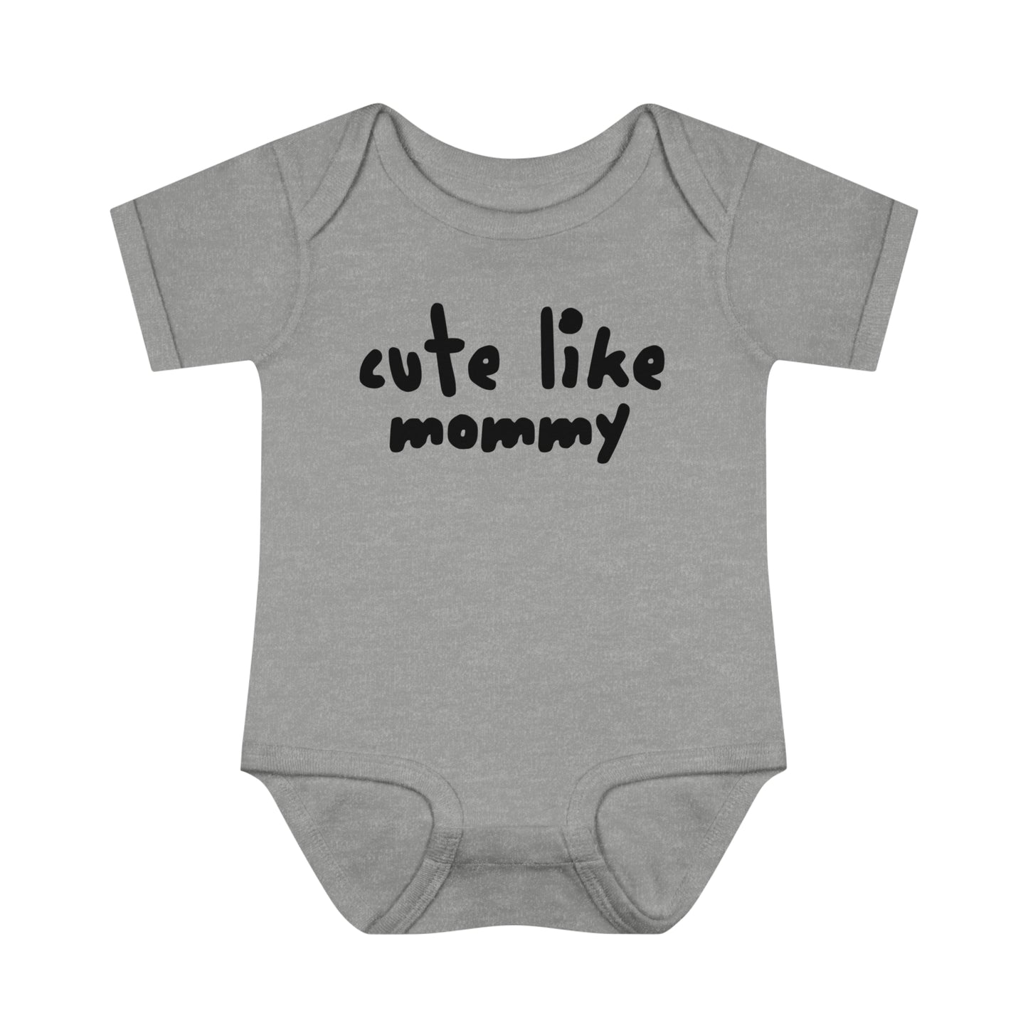 Cute Like Mommy, Smelly Like Daddy, Infant Bodysuit, Funny Fart Humor, Baby t-shirt, Snap One Piece, Playful, Hilarious T-Shirt, Shower Gift