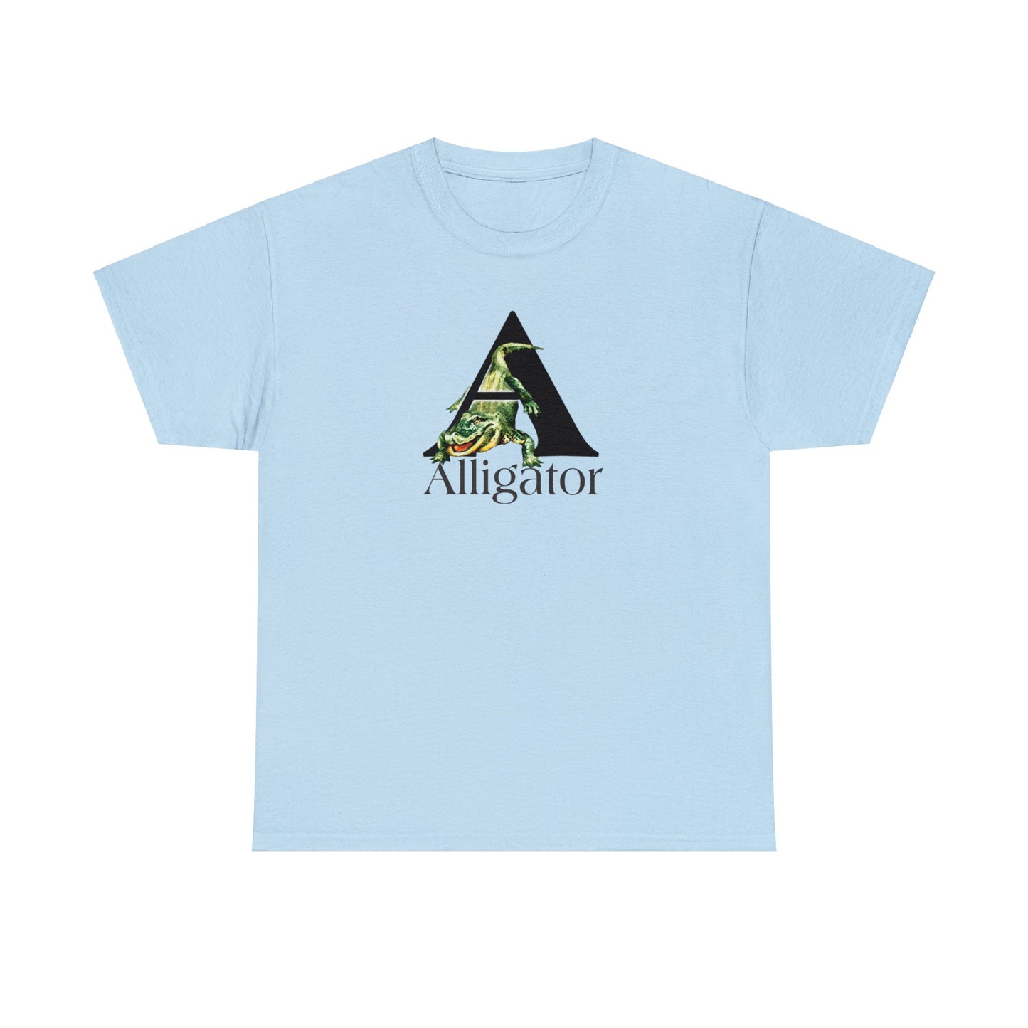 A is For Alligator, animal t-shirt, animal alphabet T, animal letters Tee, Alligator T-Shirt, gator t-shirt,