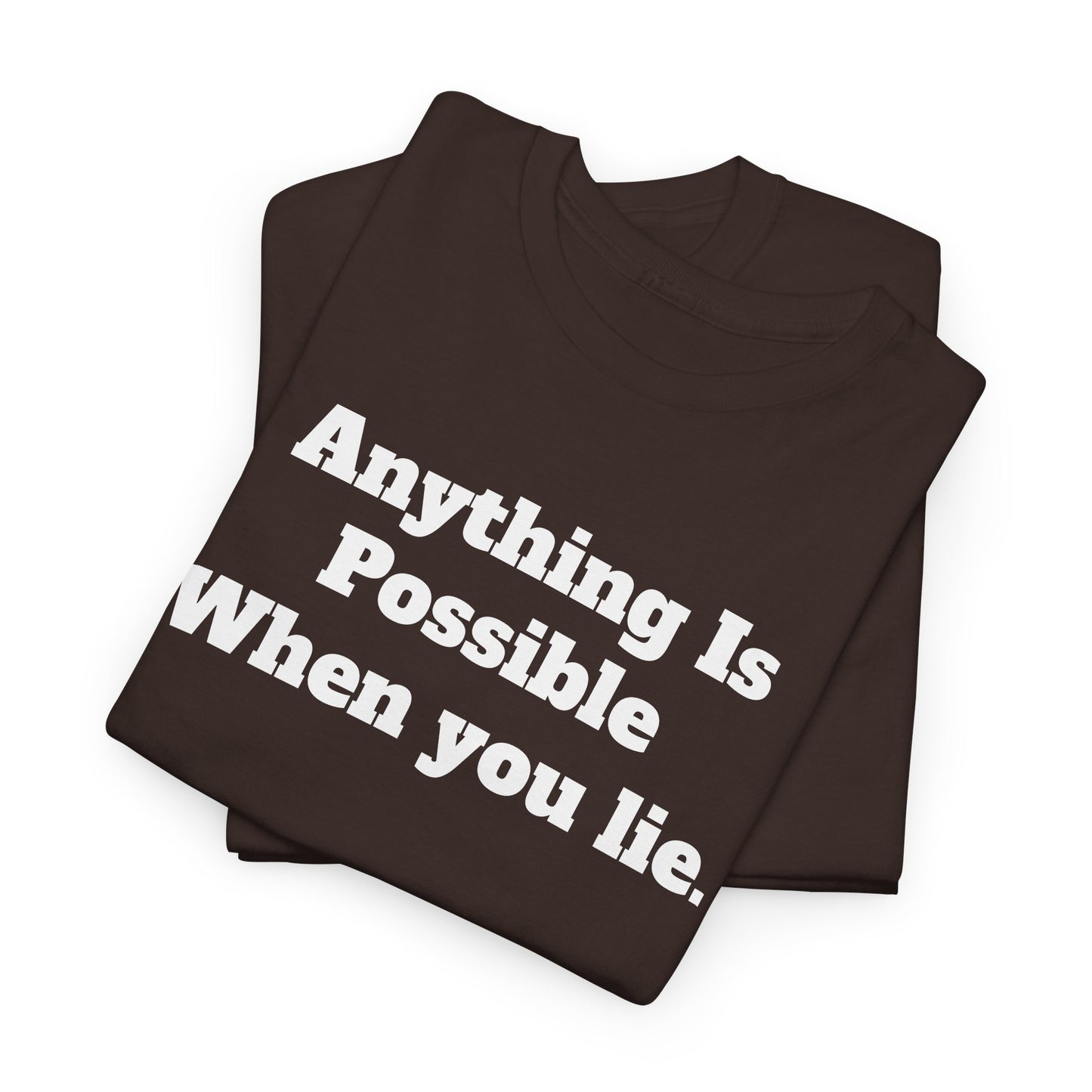 Graphic Tee - Donald Trump 'Anything is Possible When You Lie' Design
