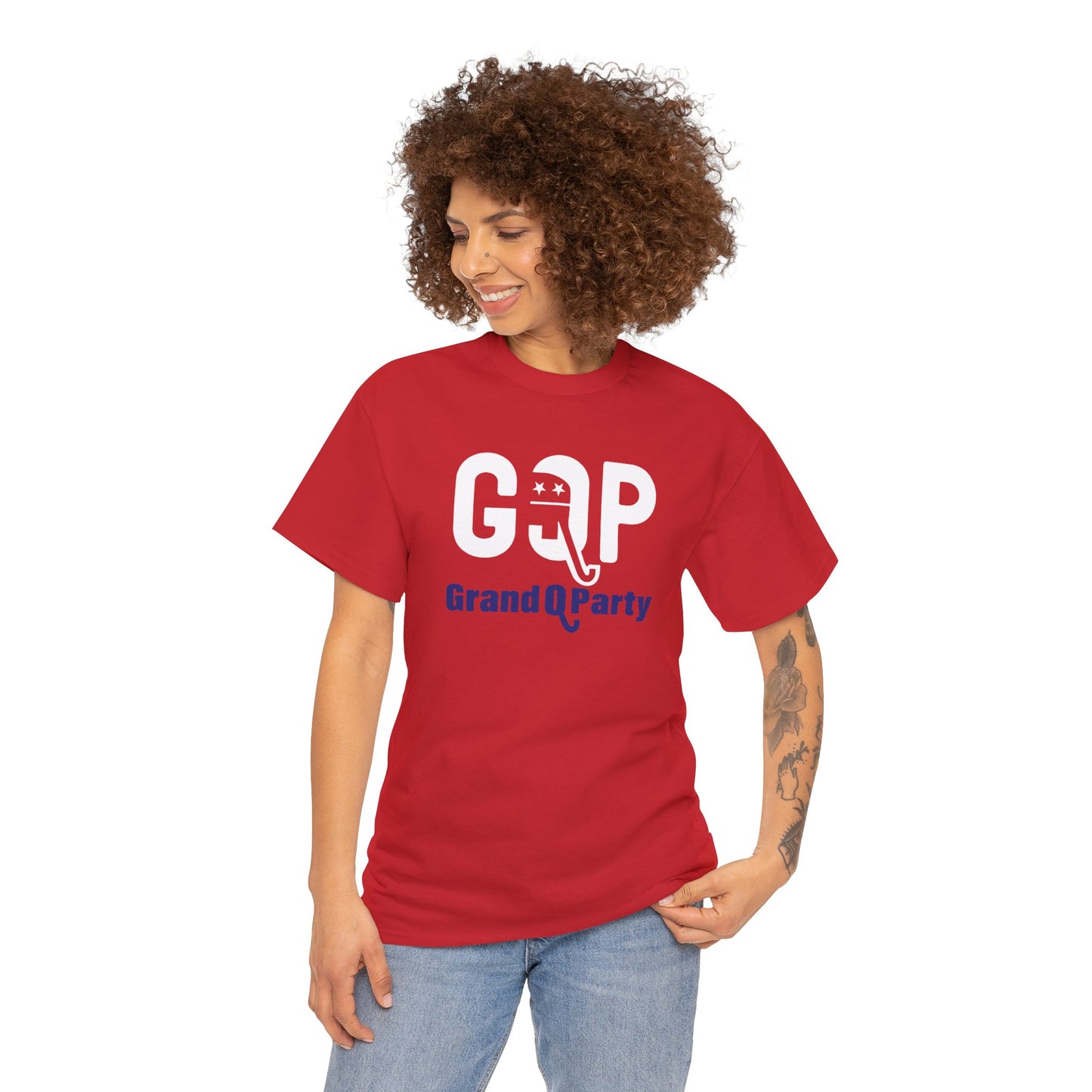 GQP Grand Q Party T-Shirt, GOP Parody T-Shirt, Lies Make Elephants Trunk Grow, Political Humor, Anti-Trump T-Shirt, Trump Lied, Trump Lost