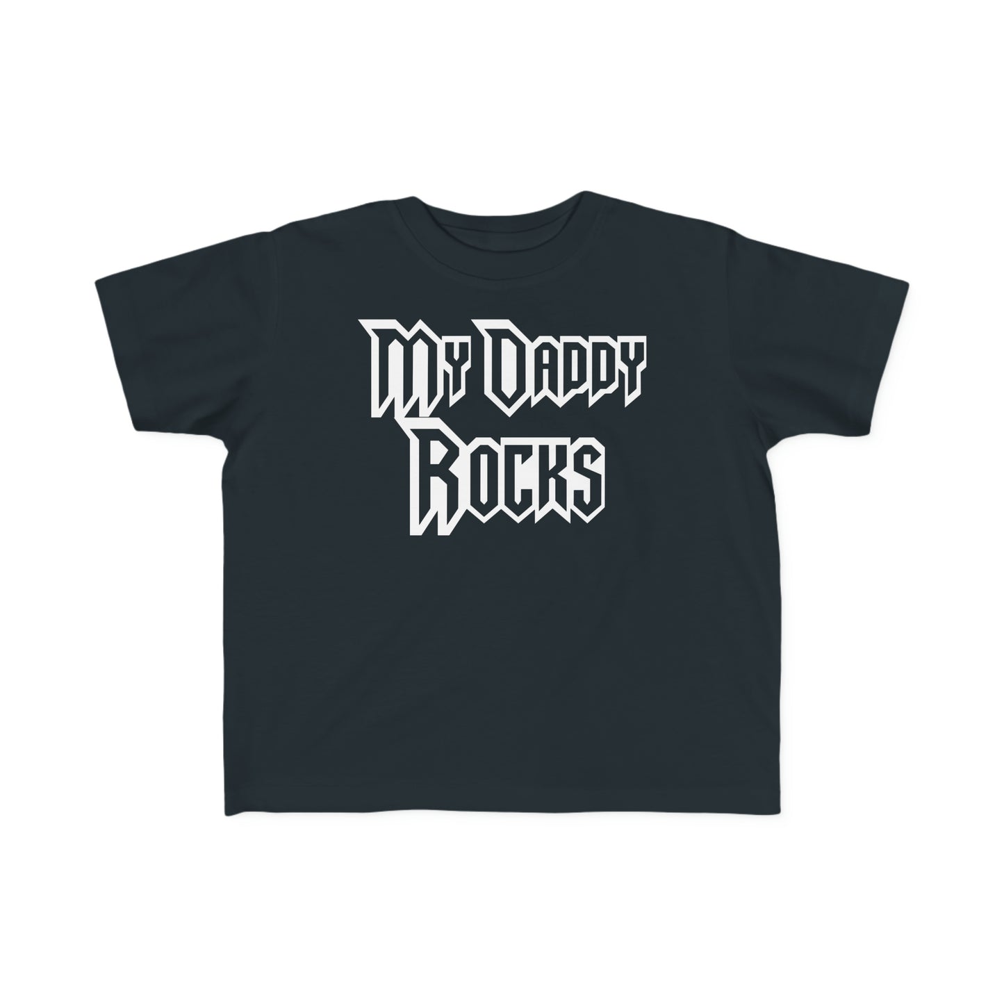 My Daddy Rocks Toddler Tee, Boy's Rock 'n Roll,  Aspiring Rock Star, Son of Musician, Daddy's Rocker, Heavy Metal T-Shirt, Musician T-Shirt