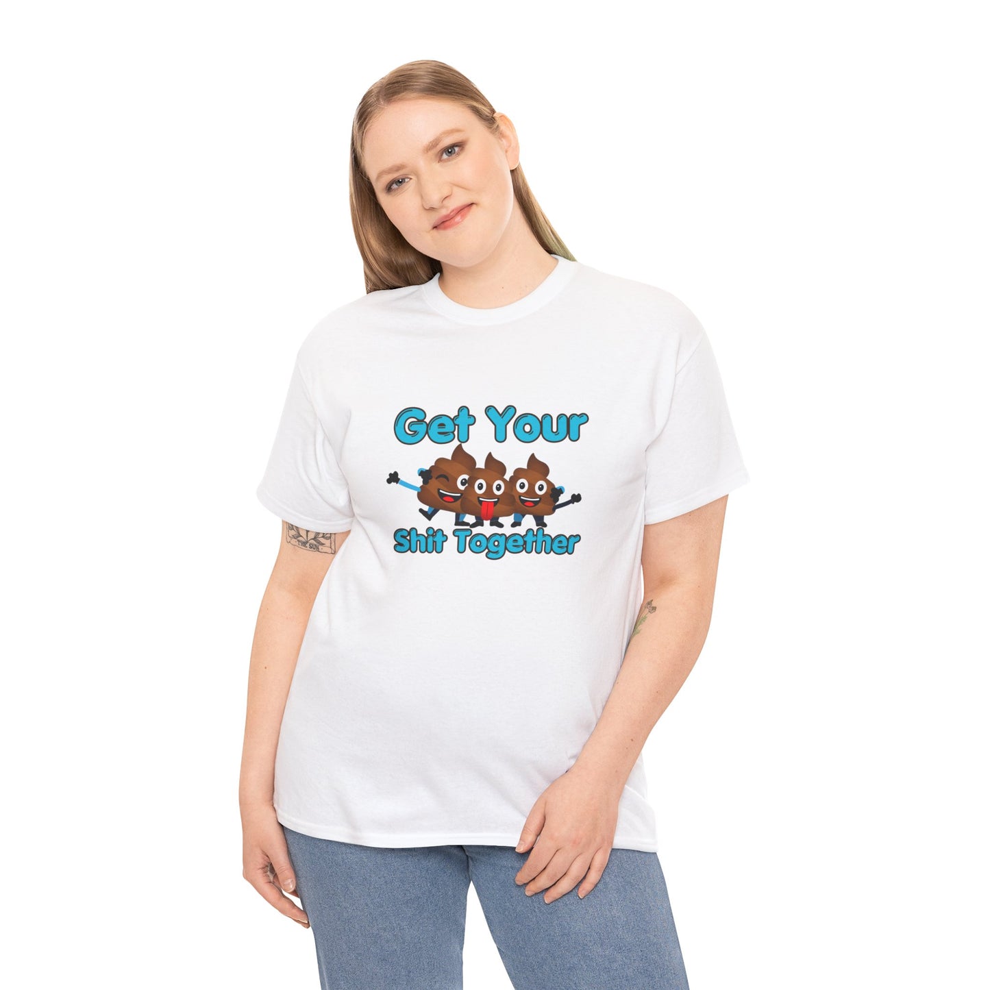 Get Your Shit Together, Funny Poop Emojis, Dad Shirt, Pun t-shirt, Potty Humor, Hilarious Dad Gift, Funny Father's day Gift, edgy, Fun shirt