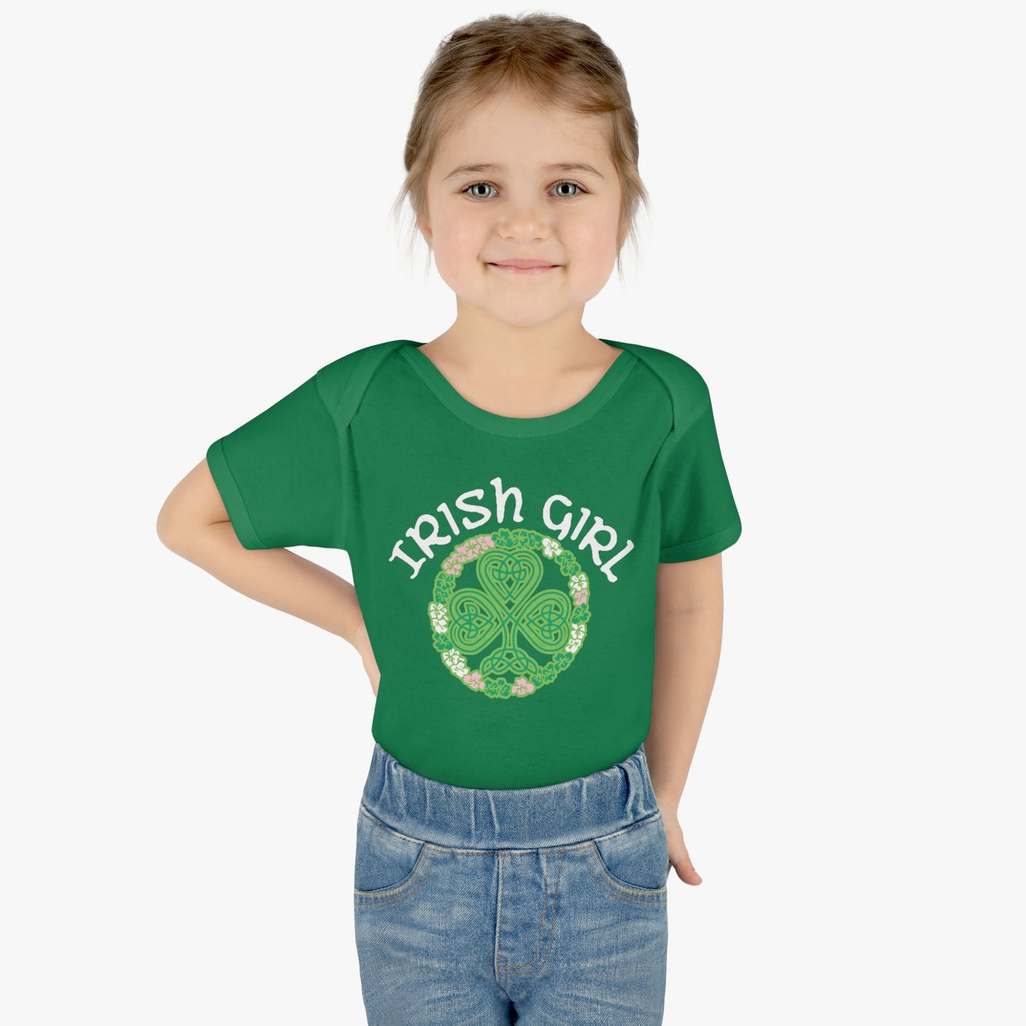 Irish Girl Infant Toddler T-Shirt, One Piece Bodysuit, Ireland, Saint Patrick's Day, St. Patty's Day Baby Tee for Girl, Gift For baby Girl