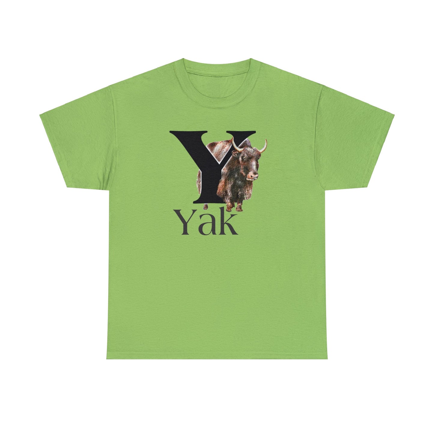 Y is for Yak T-shirt. Yak Drawing T-Shirt, Yak on shirt, Yak illustration, animal t-shirt, animal