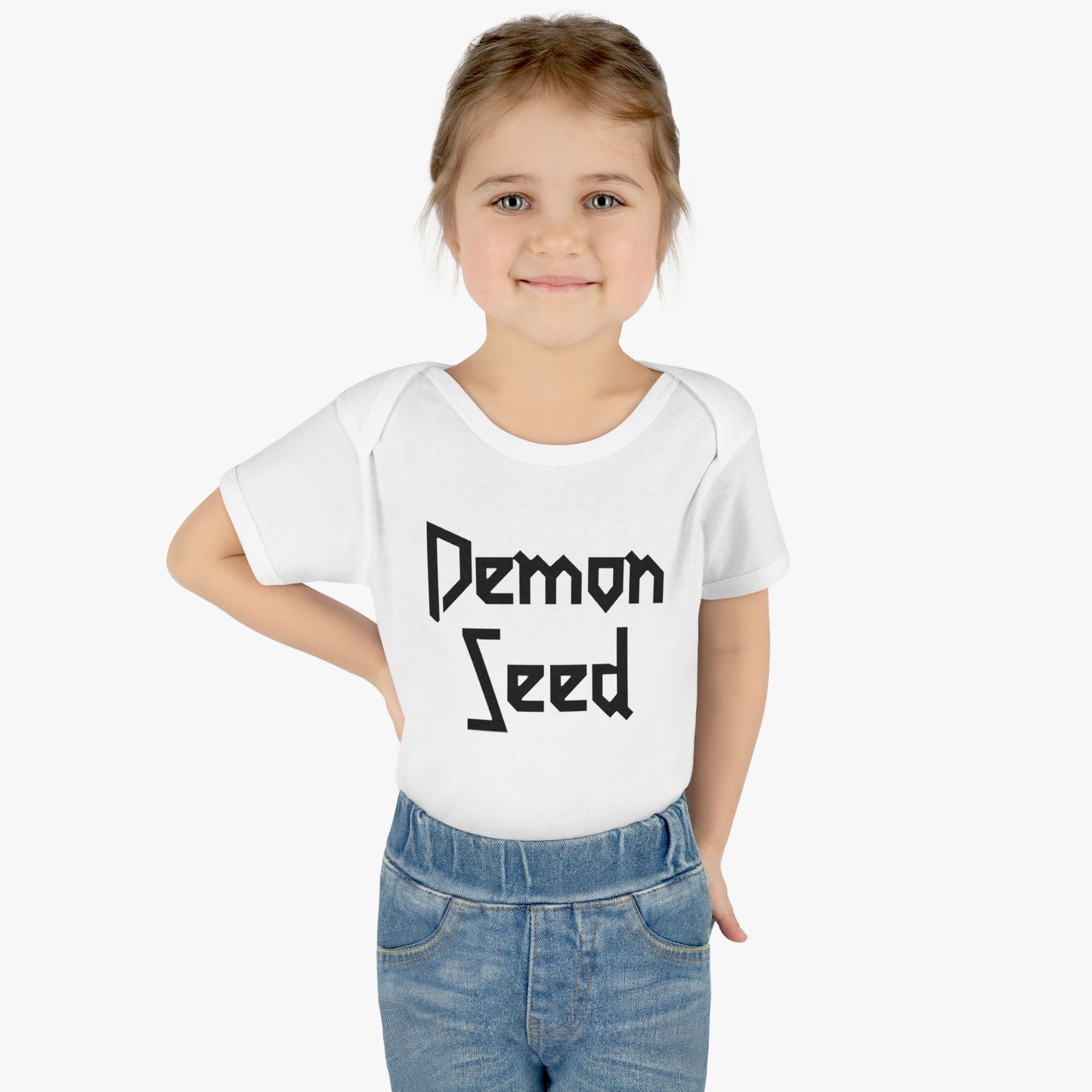 Demon Seed, Infant One Piece, Toddler Bodysuit, Rock and Roll T-Shirt for Baby, Heavy Metal T-Shirt, Musician T-Shirt