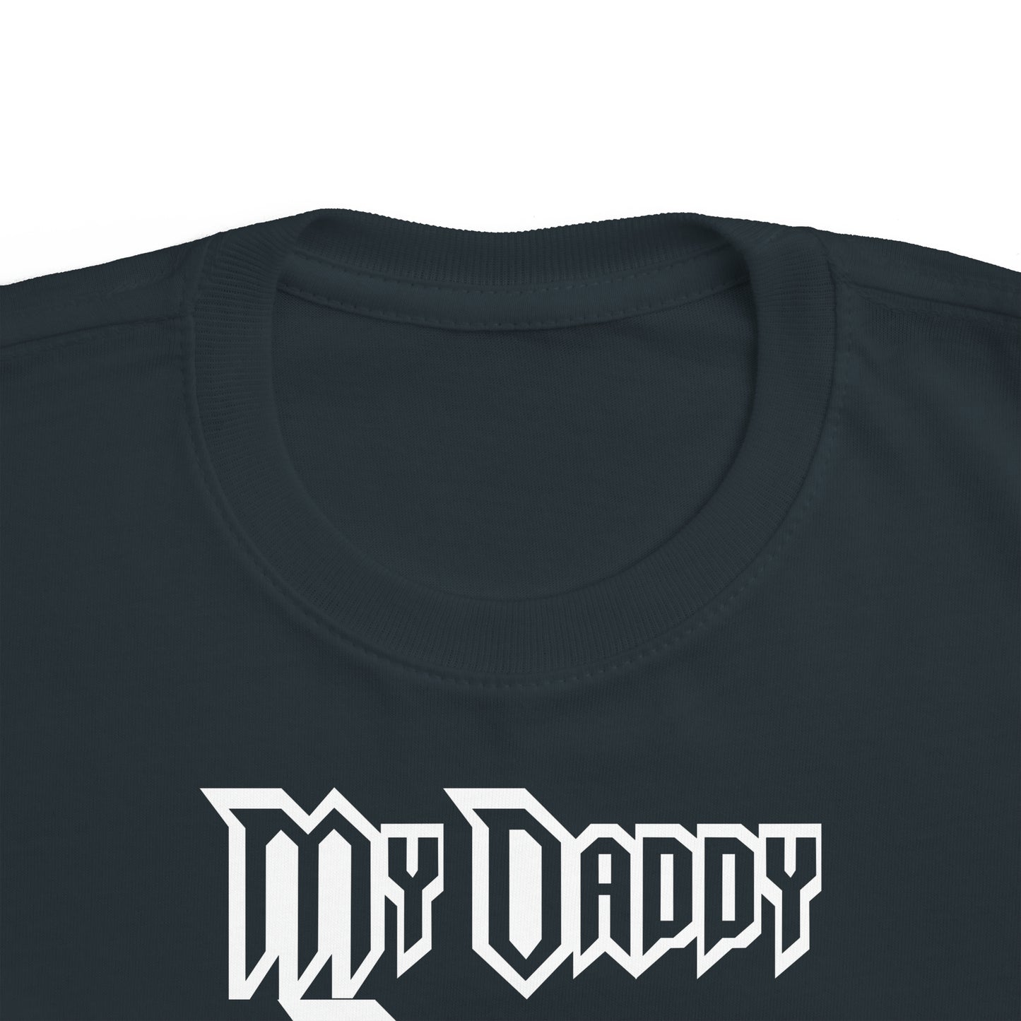 My Daddy Rocks Toddler Tee, Boy's Rock 'n Roll,  Aspiring Rock Star, Son of Musician, Daddy's Rocker, Heavy Metal T-Shirt, Musician T-Shirt