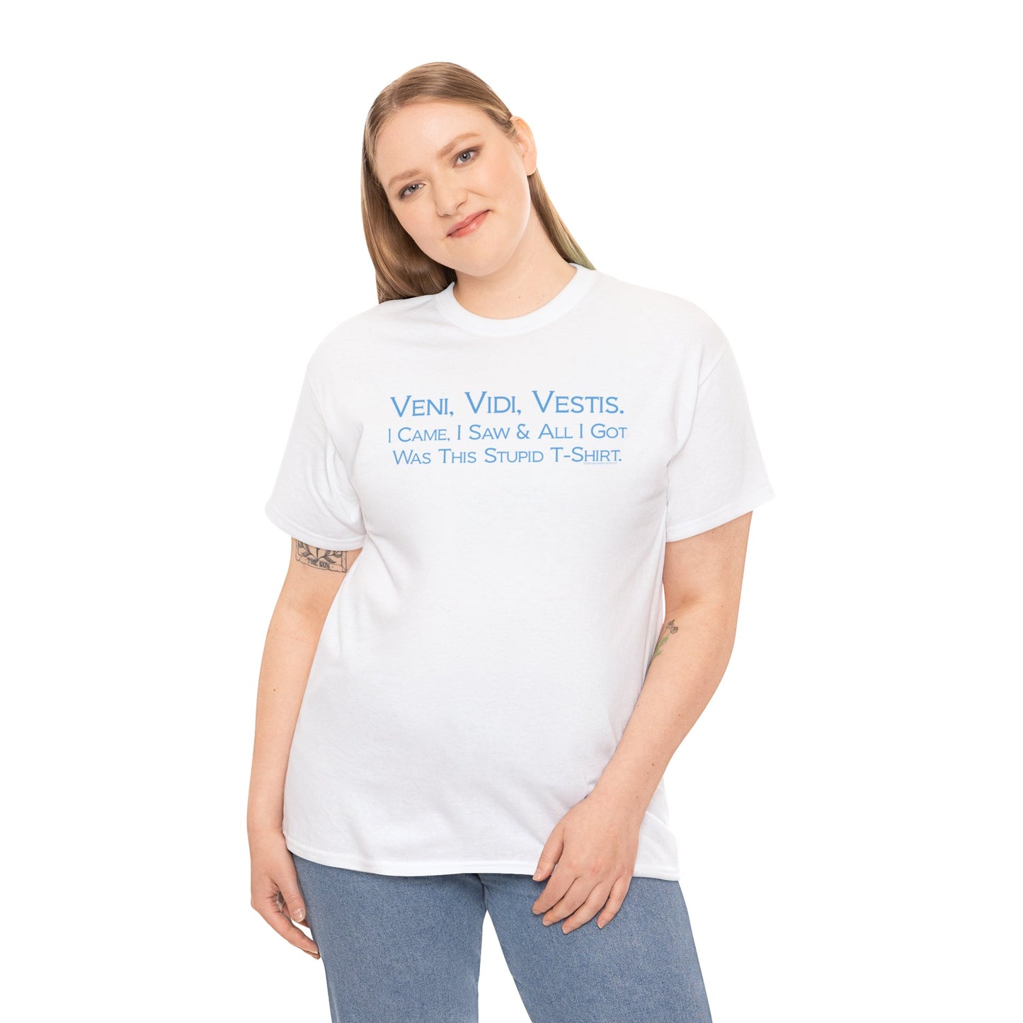 Veni Vidi Vestus, I came I saw, All I Got was this Stupid T-Shirt, Latin Parody Tee, Latin T-Shirt Humor, Latin Major T-Shirt, Teacher Gift