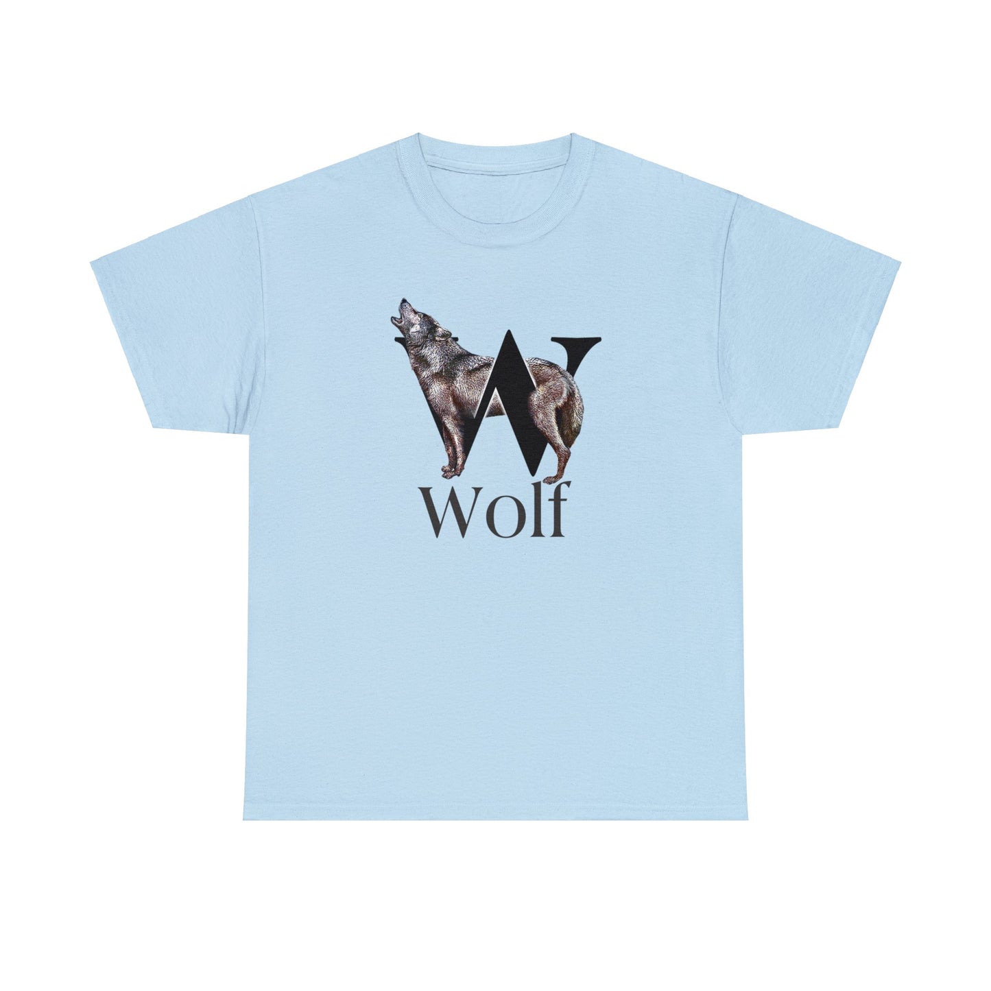 W is for Wolf t-shirt Wolf shirt, Wolf Drawing T-Shirt, wolf illustration, wolf animal t-shirt,