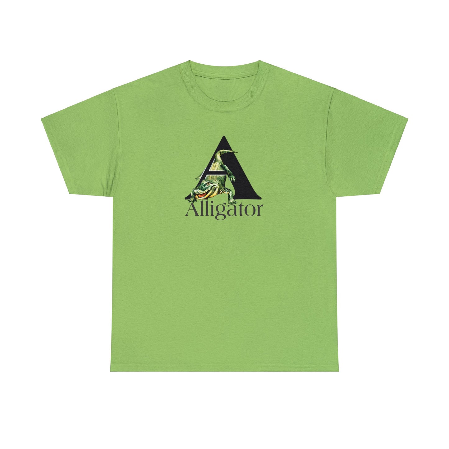 A is For Alligator, animal t-shirt, animal alphabet T, animal letters Tee, Alligator T-Shirt, gator t-shirt,
