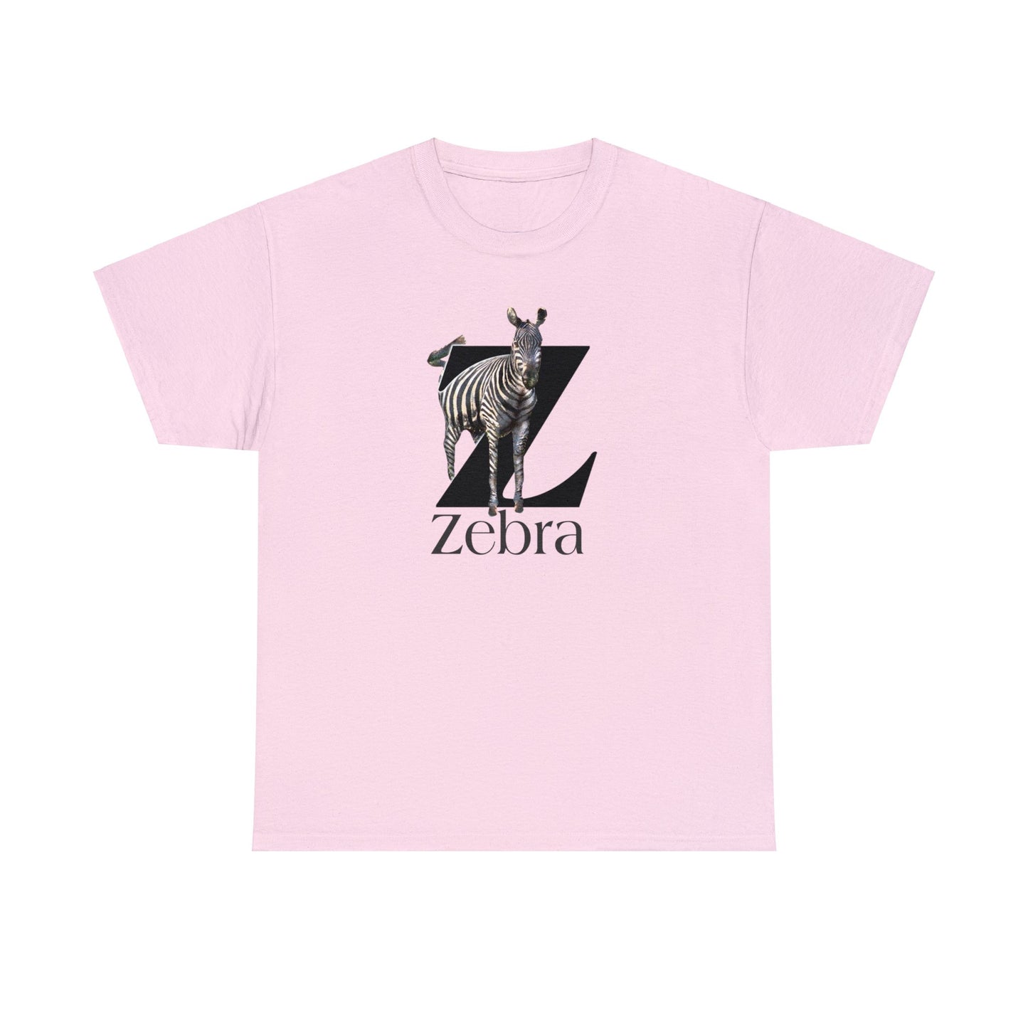Z is for Zebra t-shirt, Zebra Drawing T-Shirt, Zebra animal t-shirt, Zebra Illustration,