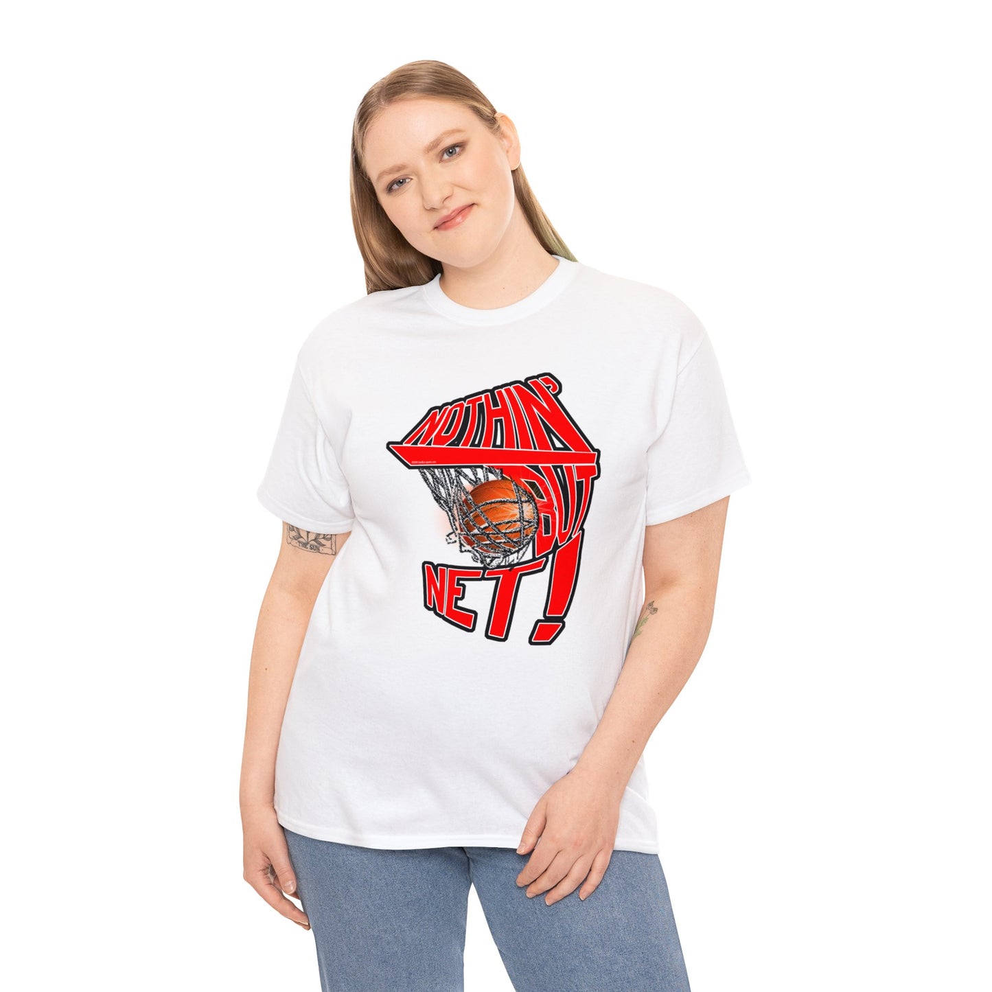 Nothin' But Net, Basketball T-Shirt, Slam Dunk, Basketball Swishing, Hoops T-Shirt, Basketball net, Funny T-Shirt,, Basketball Gift,