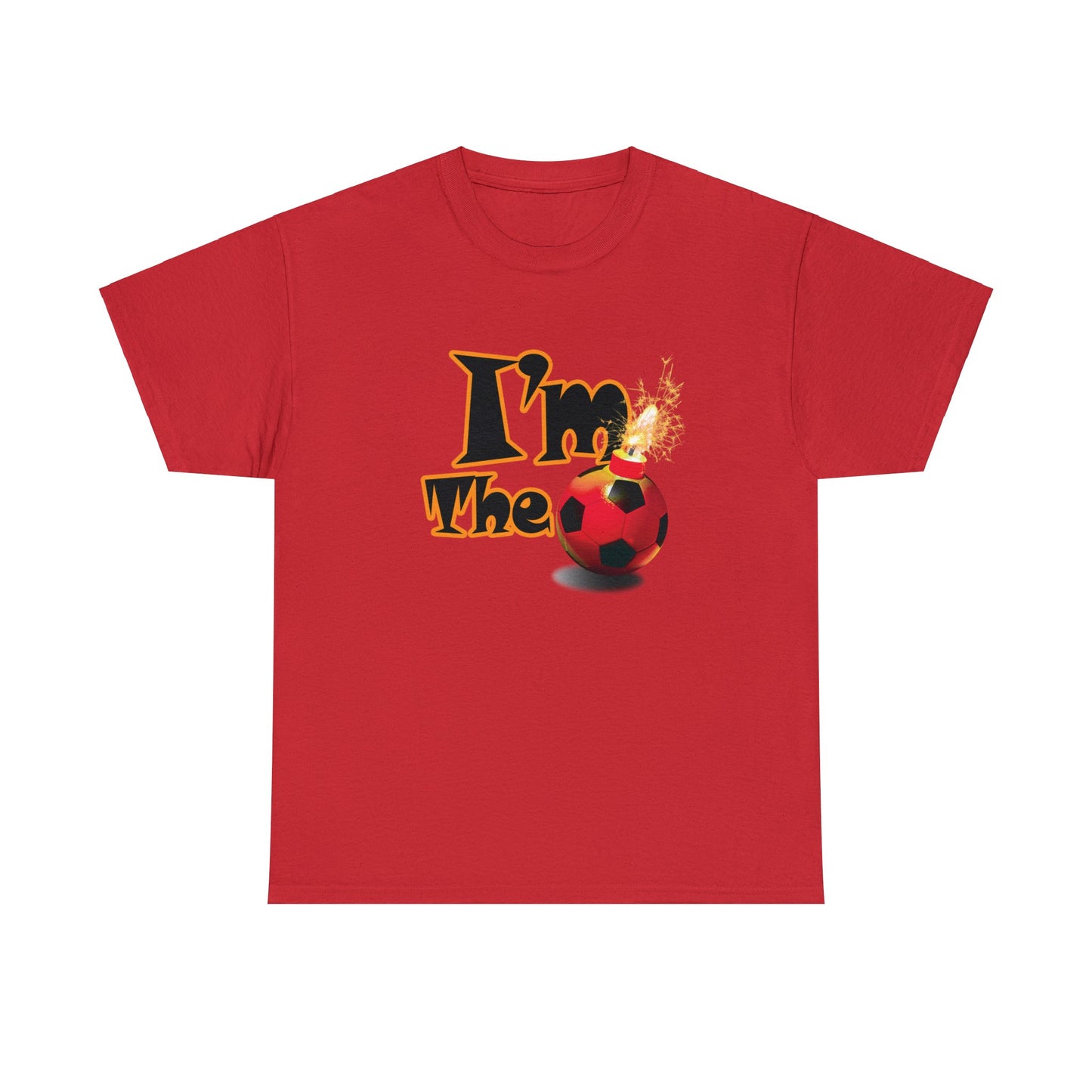 I'm the Bomb, Soccer Bomb T-Shirt, funny attitude soccer shirt for soccer players who know they are the bomb, Great gift for your Star