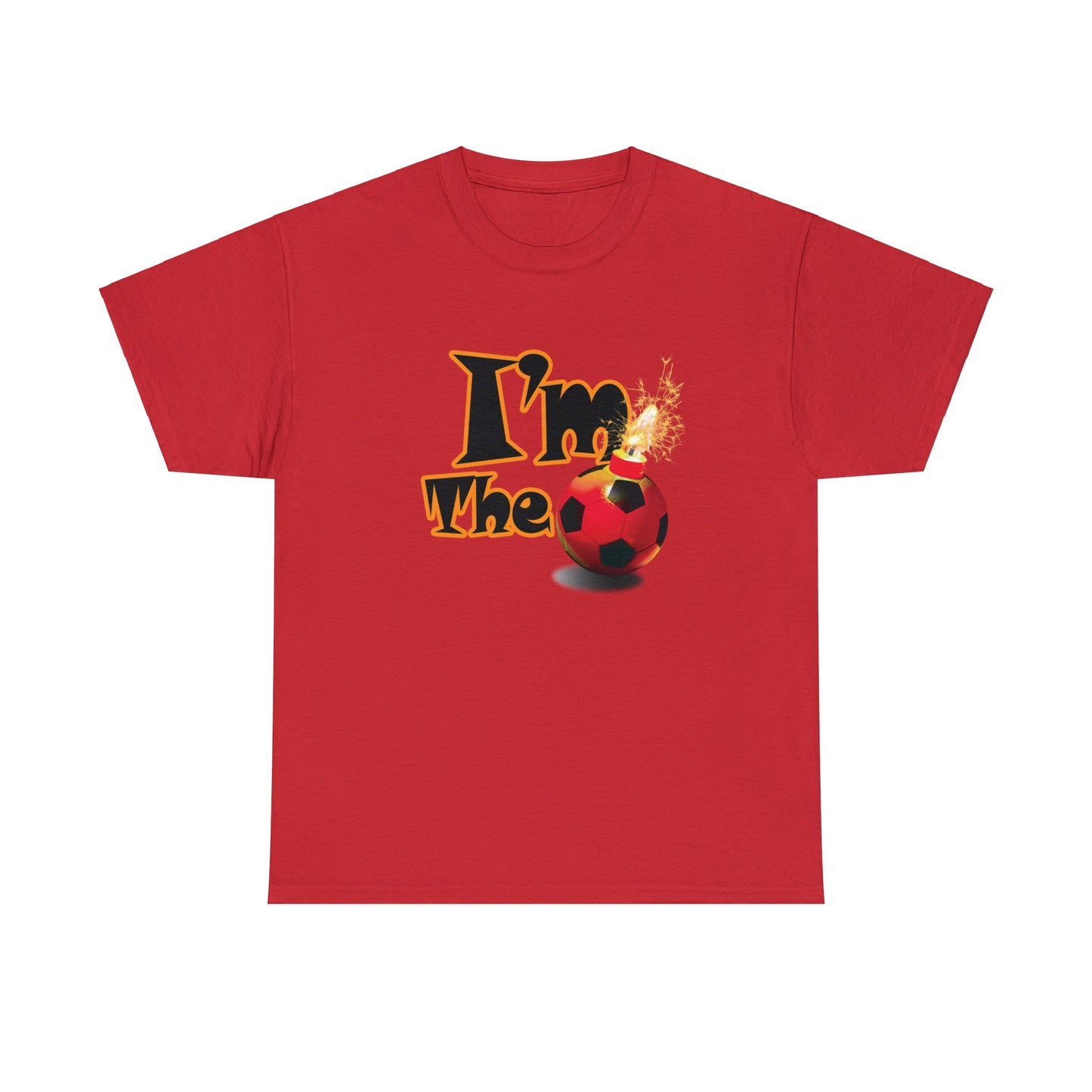 I'm the Bomb, Soccer Bomb T-Shirt, funny attitude soccer shirt for soccer players who know they are the bomb, Great gift for your Star