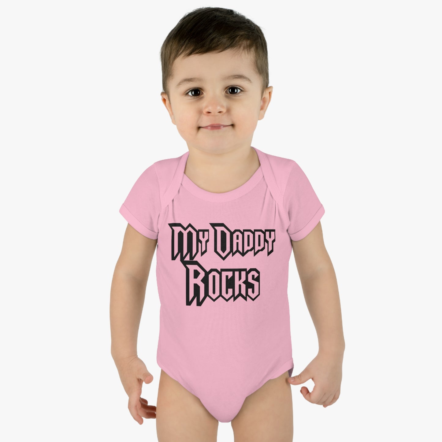 My Daddy Rocks Tee, Infant One Piece, Toddler Bodysuit, Rock and Roll T-Shirt for Baby, Heavy Metal T-Shirt, Musician T-Shirt