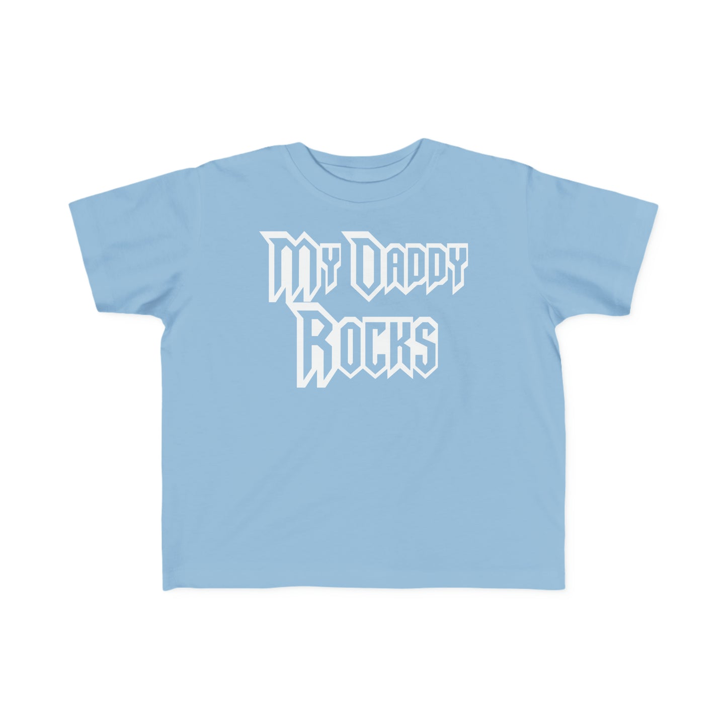 My Daddy Rocks Toddler Tee, Boy's Rock 'n Roll,  Aspiring Rock Star, Son of Musician, Daddy's Rocker, Heavy Metal T-Shirt, Musician T-Shirt