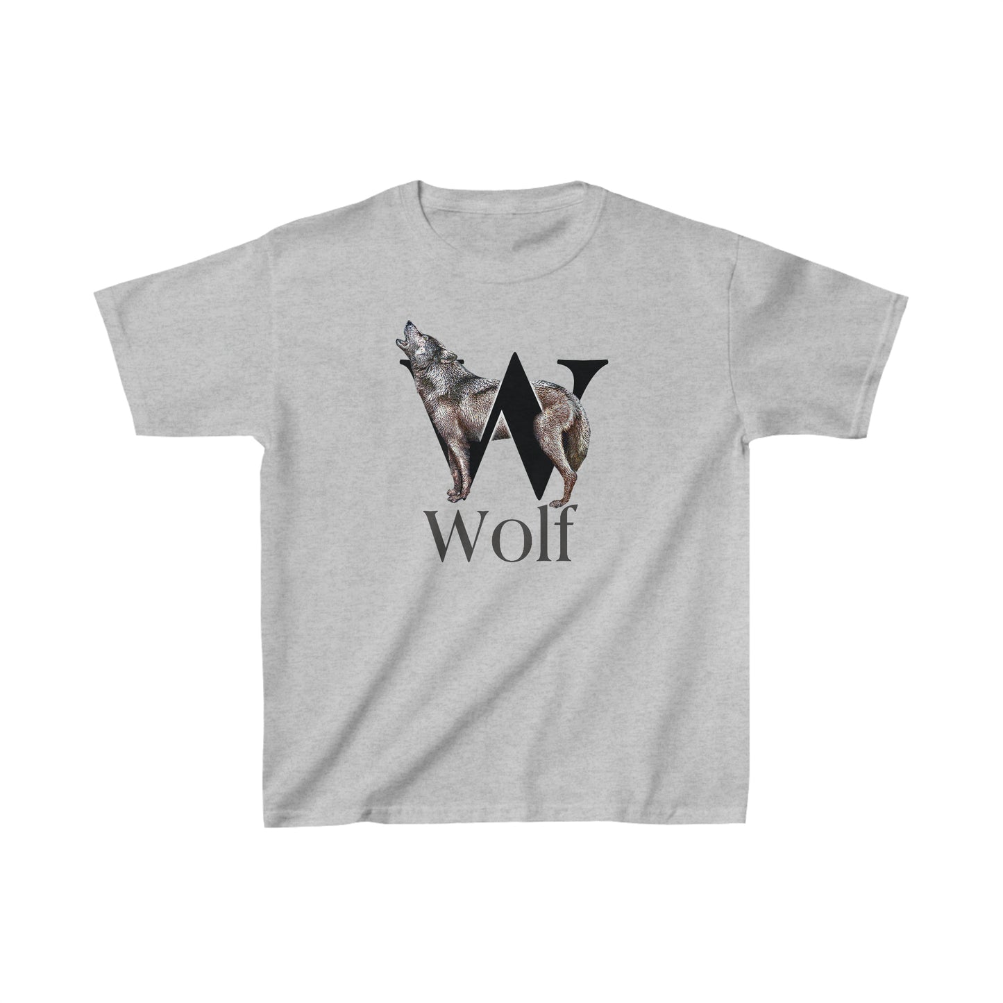 W is for Wolf t-shirt Wolf shirt, Wolf Drawing T-Shirt, wolf illustration, wolf animal t-shirt, animal alphabet W, animal letters double U
