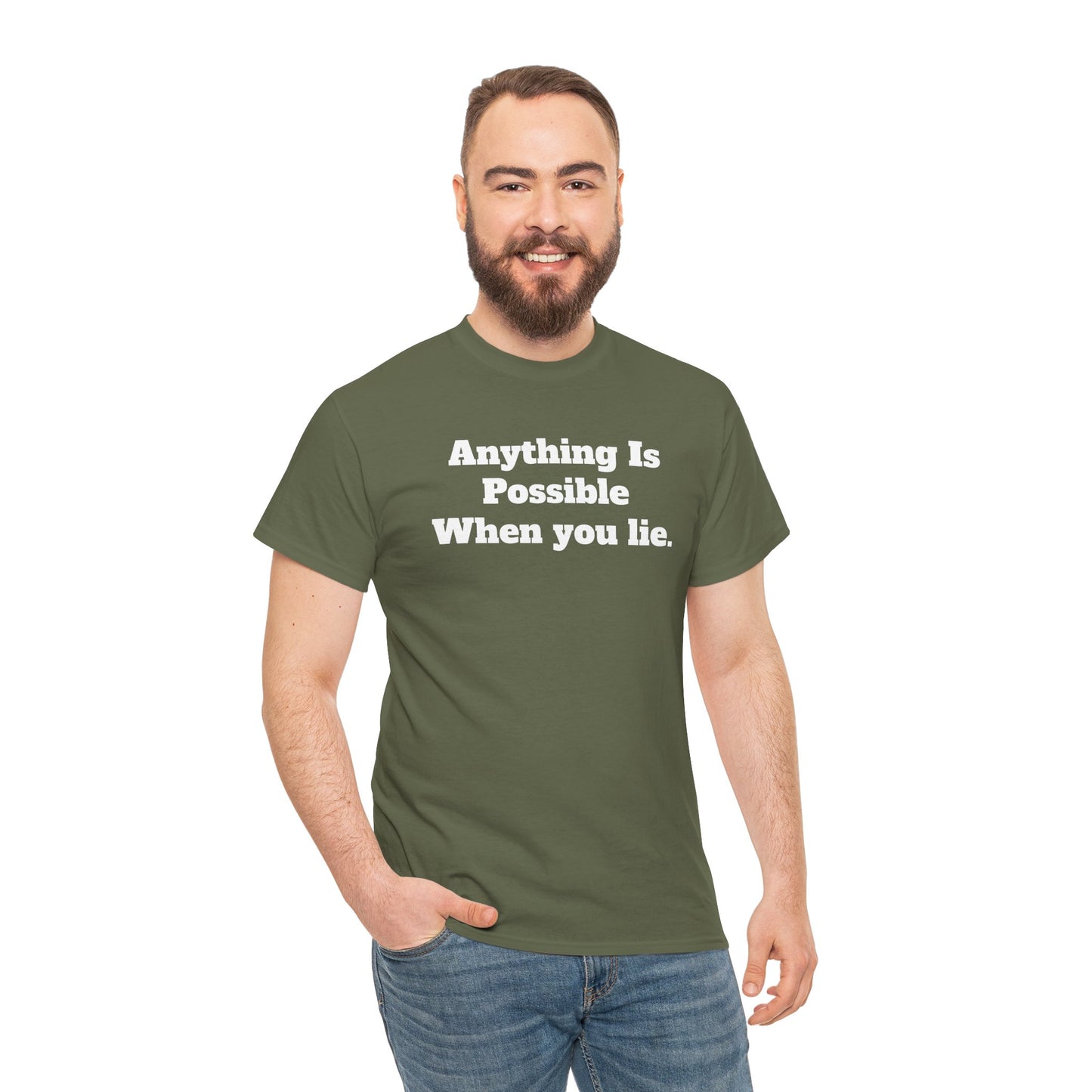 Graphic Tee - Donald Trump 'Anything is Possible When You Lie' Design