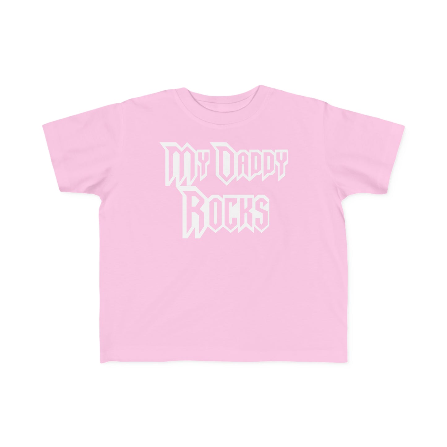 My Daddy Rocks Toddler Tee, Boy's Rock 'n Roll,  Aspiring Rock Star, Son of Musician, Daddy's Rocker, Heavy Metal T-Shirt, Musician T-Shirt