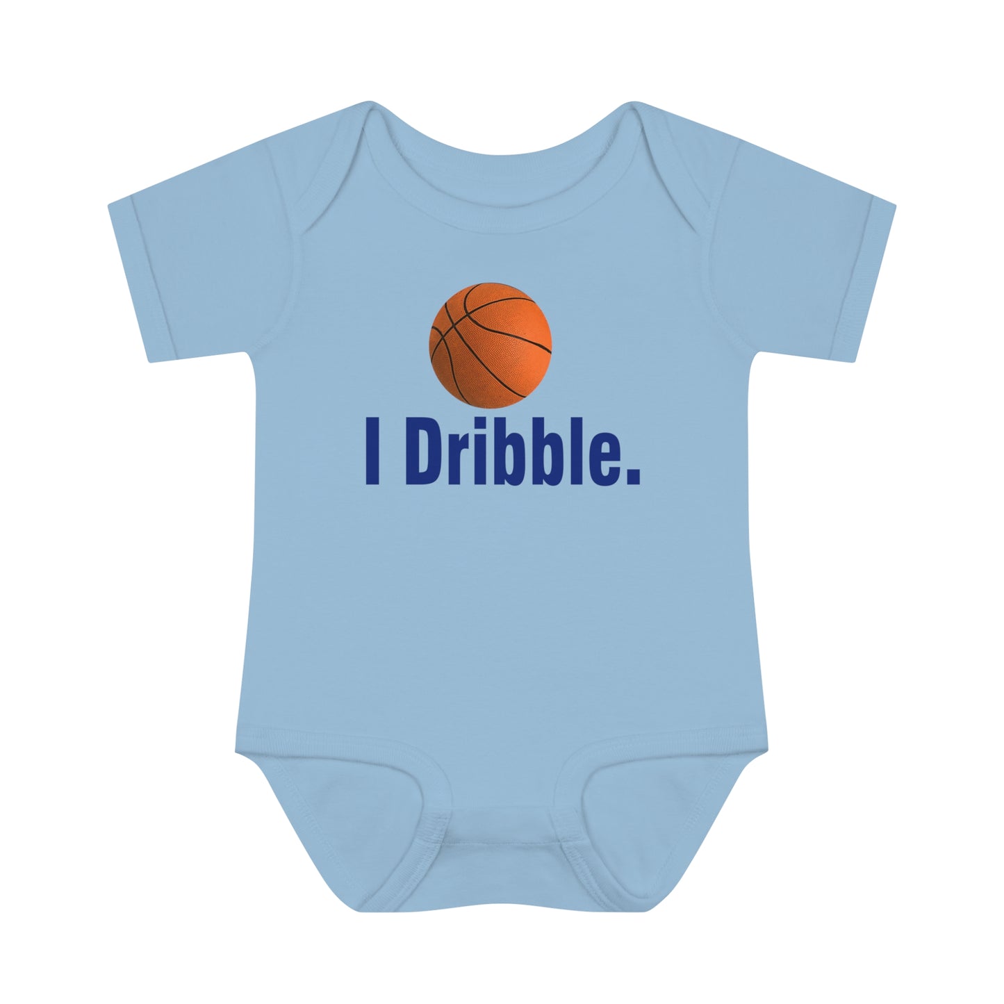 I Dribble, funny basketball Infant Baby Rib Bodysuit for littlest Basketball Future Fan, Baby Shower gift, Basketball Baby, Basketball Child