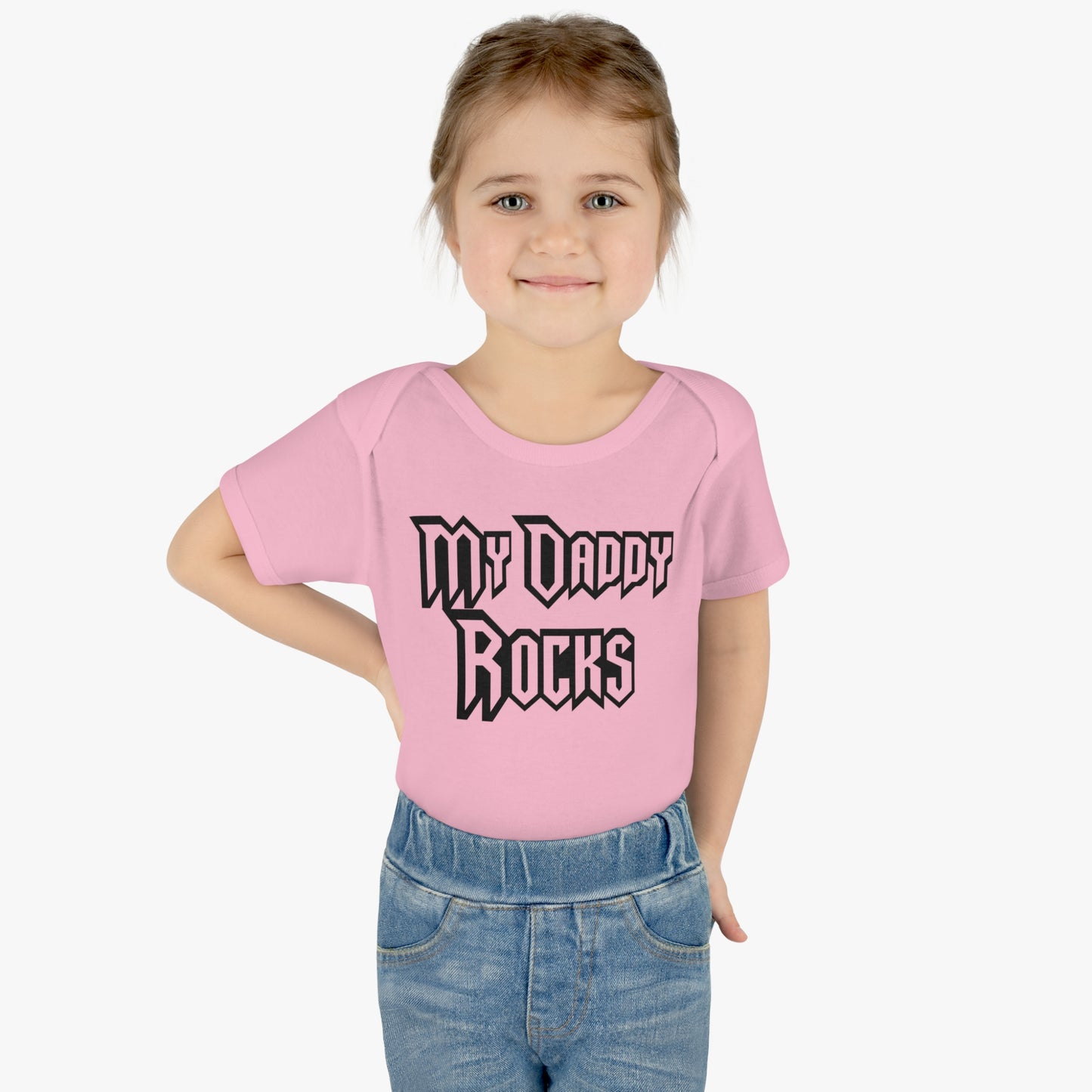 My Daddy Rocks Tee, Infant One Piece, Toddler Bodysuit, Rock and Roll T-Shirt for Baby, Heavy Metal T-Shirt, Musician T-Shirt