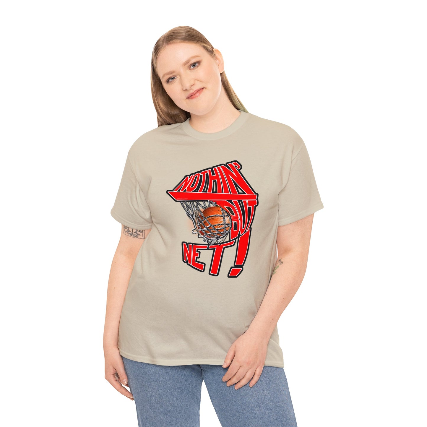 Nothin' But Net, Basketball T-Shirt, Slam Dunk, Basketball Swishing, Hoops T-Shirt, Basketball net, Funny T-Shirt,, Basketball Gift,