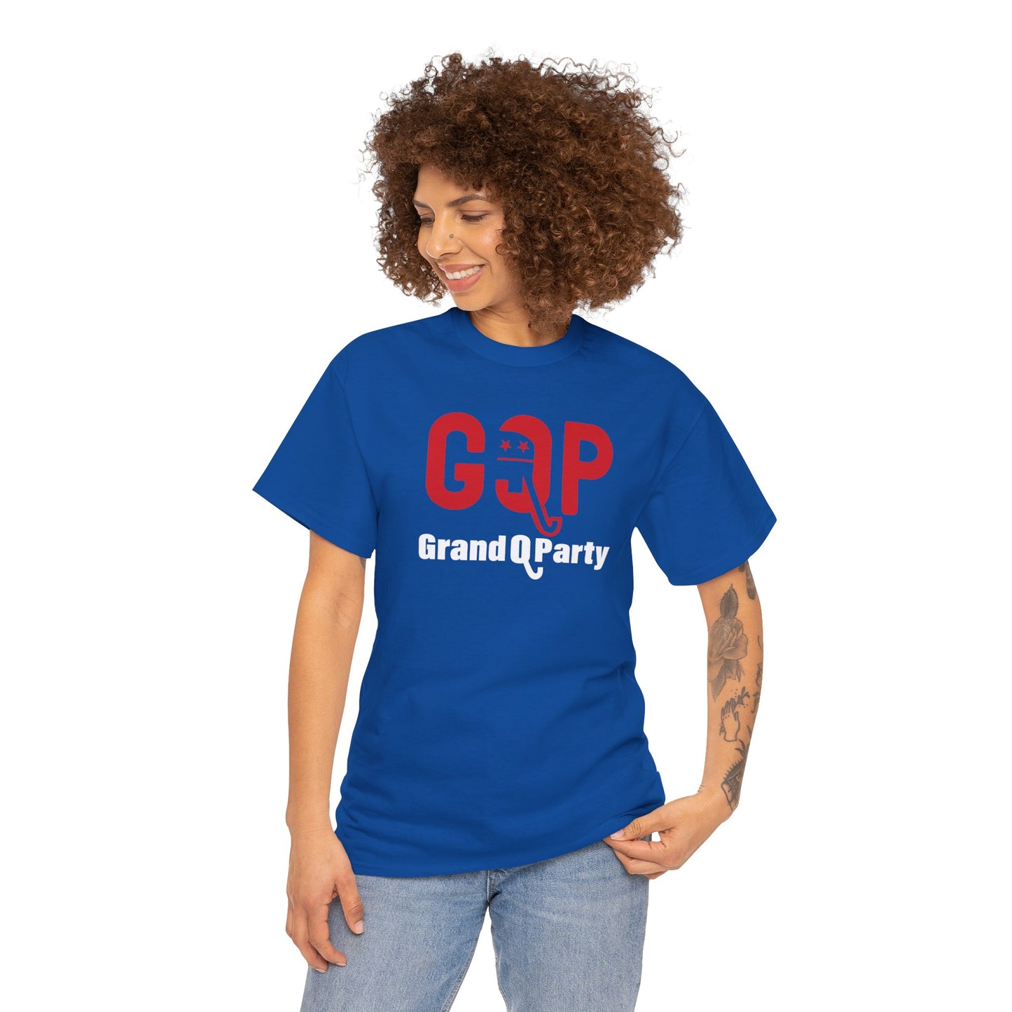 GQP Grand Q Party T-Shirt, GOP Parody T-Shirt, Lies Make Elephants Trunk Grow, Political Humor, Anti-Trump T-Shirt, Trump Lied, Trump Lost