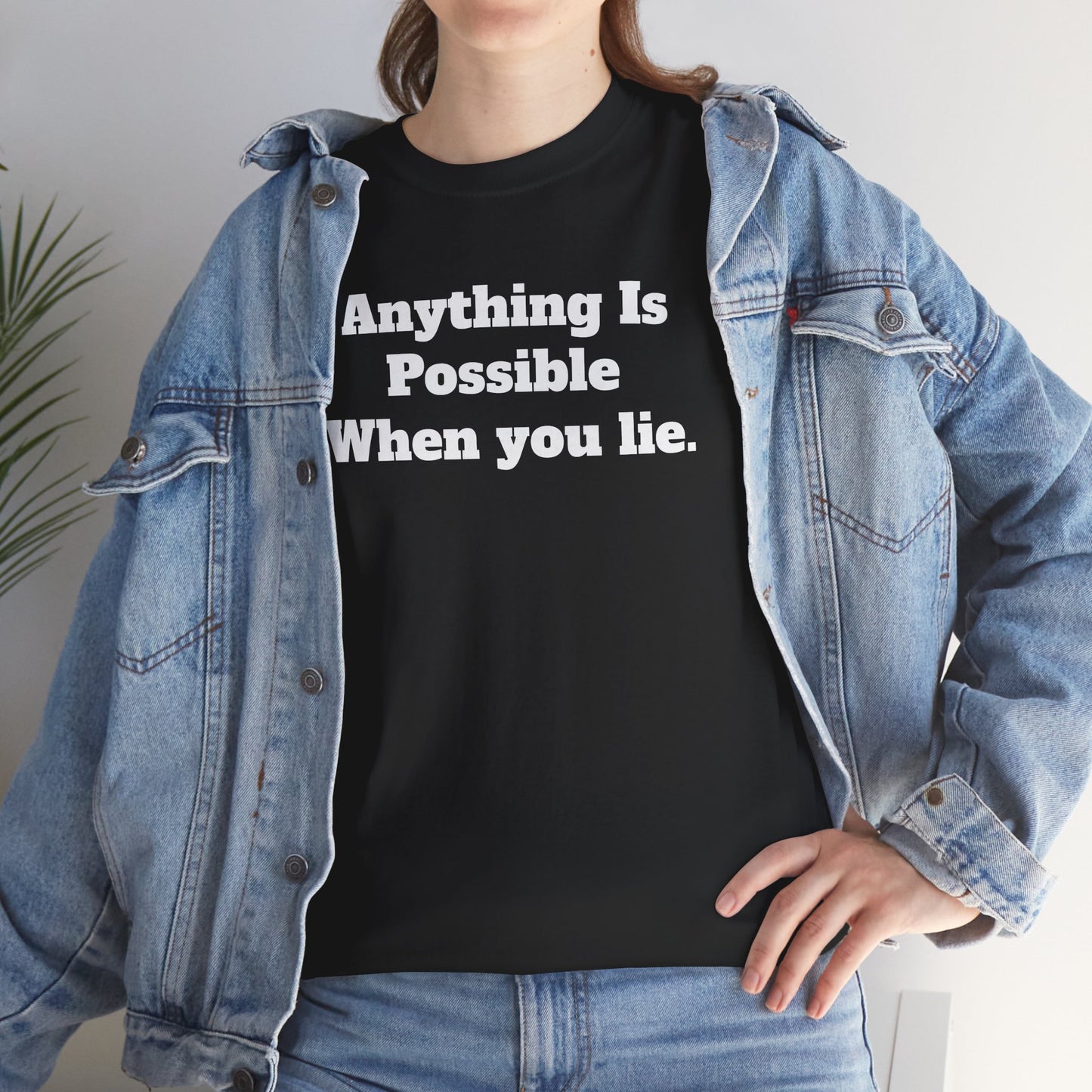 Graphic Tee - Donald Trump 'Anything is Possible When You Lie' Design