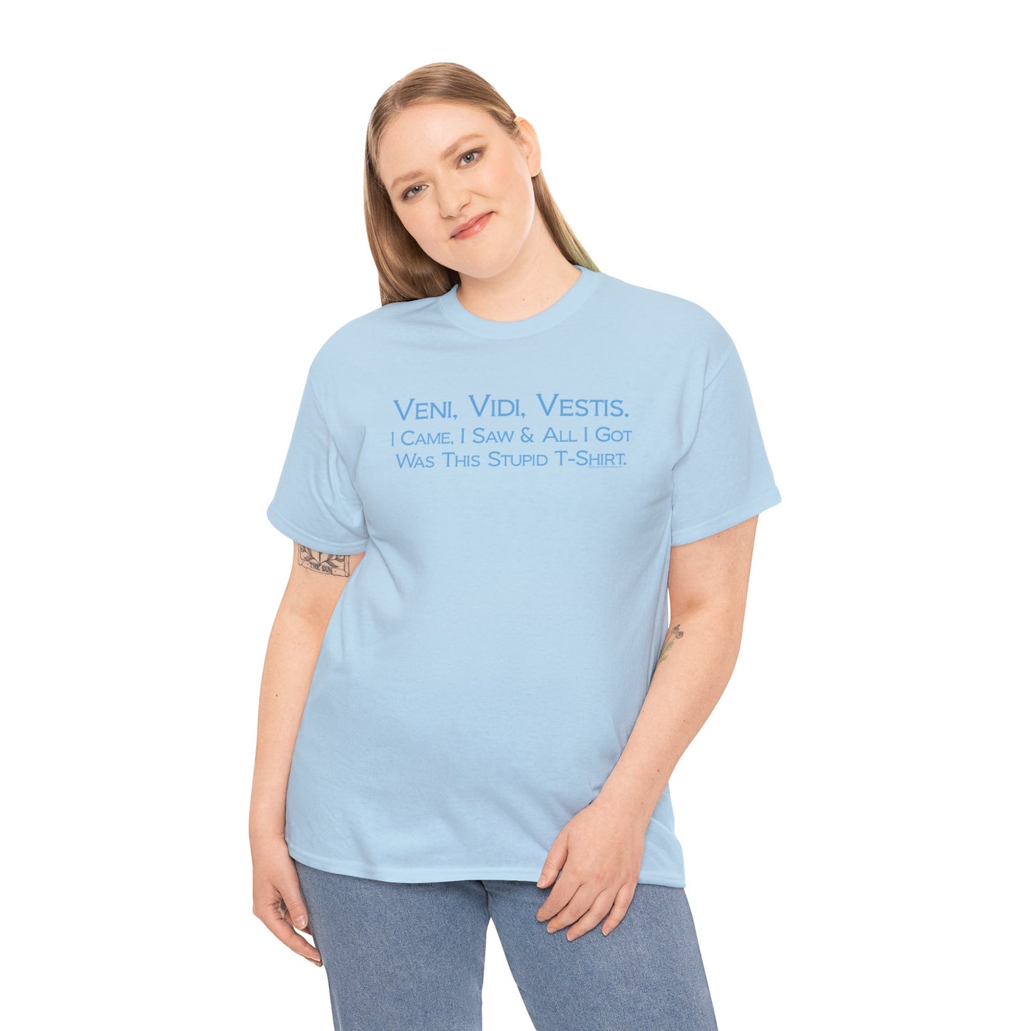 Veni Vidi Vestus, I came I saw, All I Got was this Stupid T-Shirt, Latin Parody Tee, Latin T-Shirt Humor, Latin Major T-Shirt, Teacher Gift