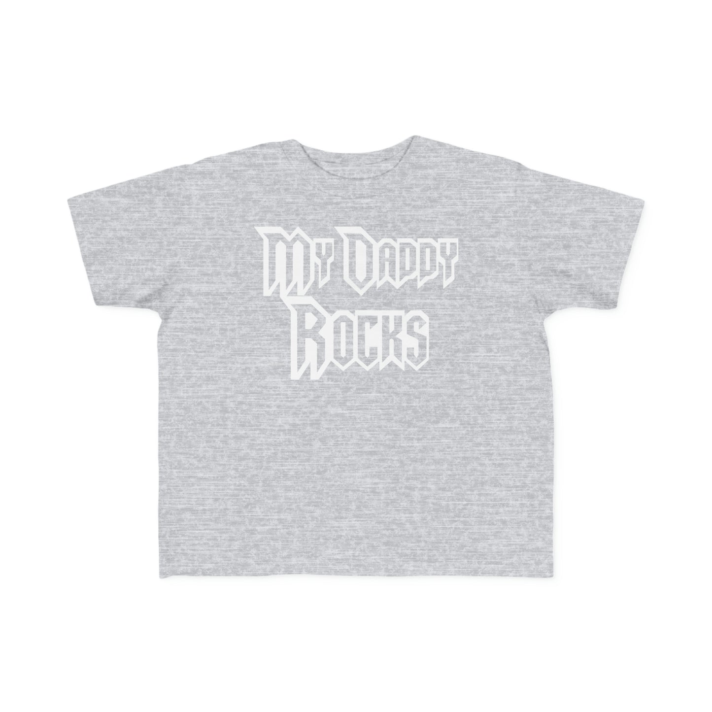 My Daddy Rocks Toddler Tee, Boy's Rock 'n Roll,  Aspiring Rock Star, Son of Musician, Daddy's Rocker, Heavy Metal T-Shirt, Musician T-Shirt