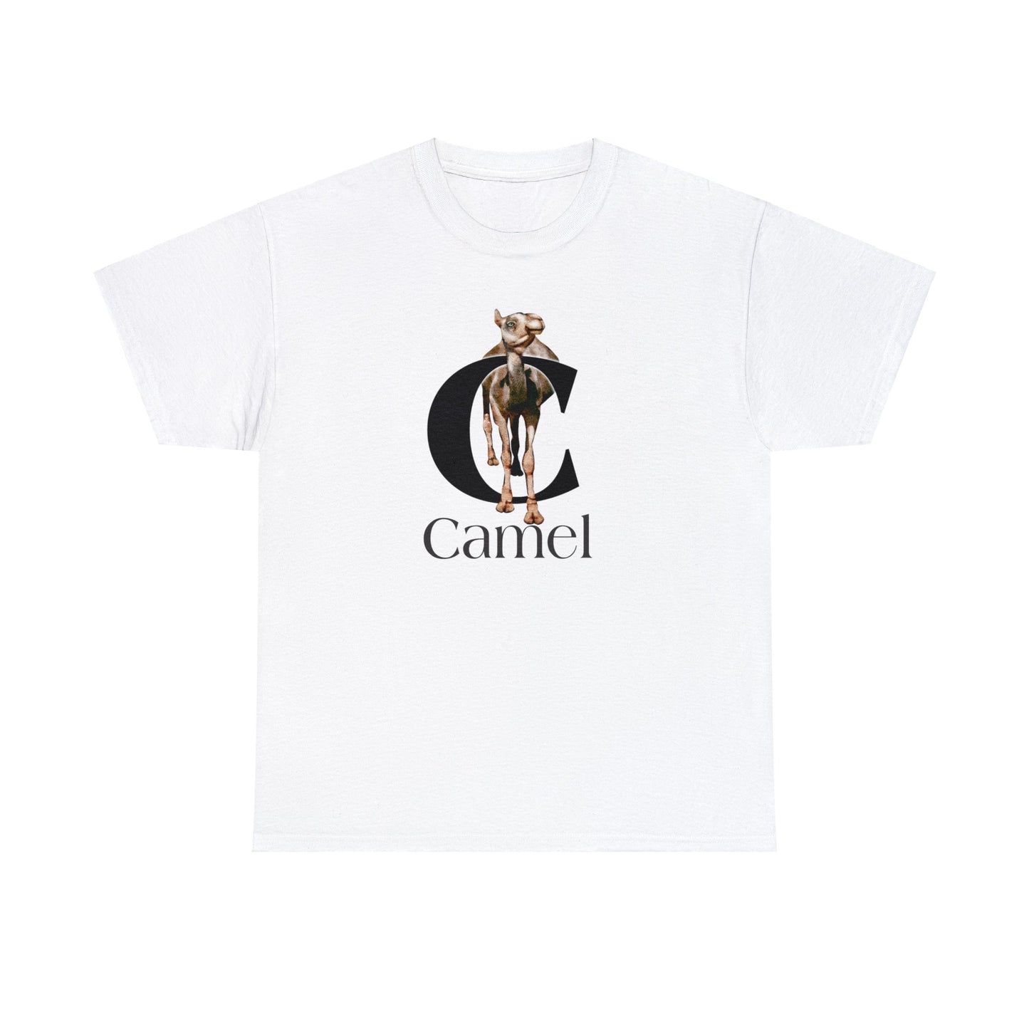 C is for Camel t-shirt, Camel Drawing T-Shirt, Camel Illustration, Camel lover shirt, animal