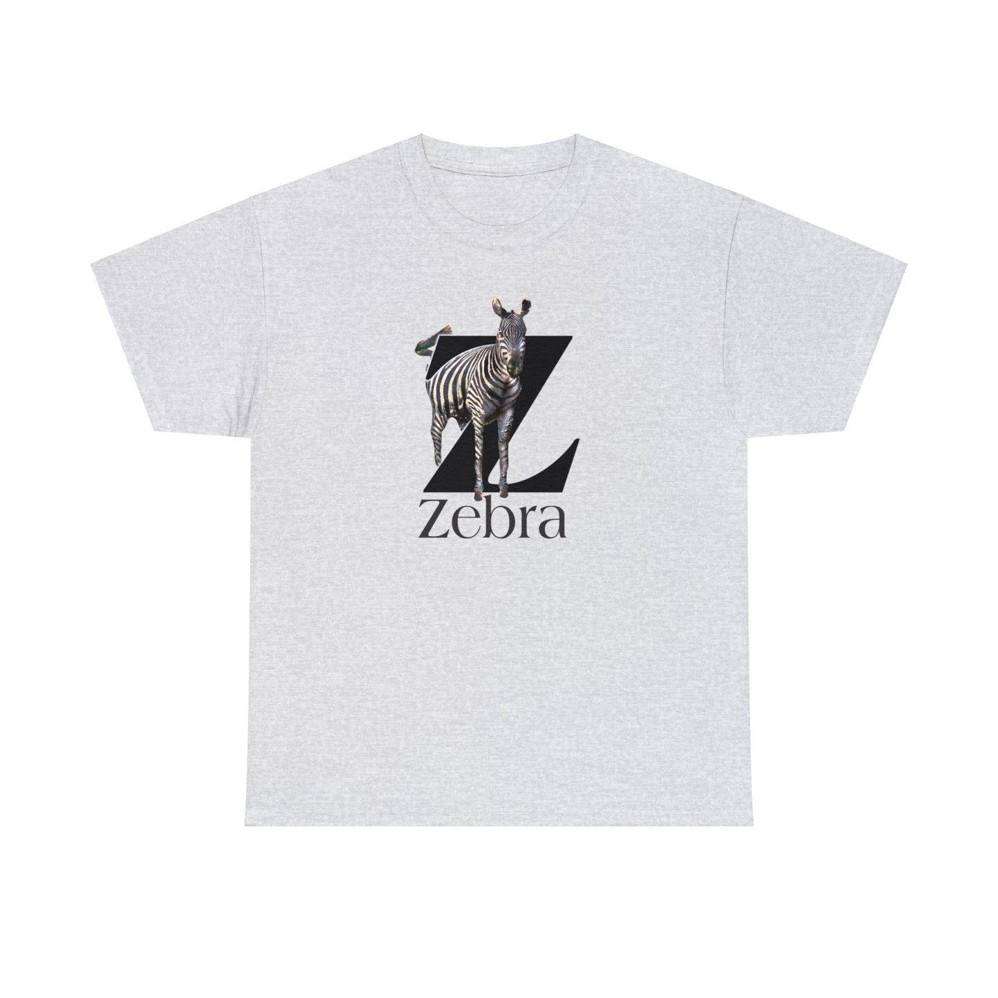 Z is for Zebra t-shirt, Zebra Drawing T-Shirt, Zebra animal t-shirt, Zebra Illustration,