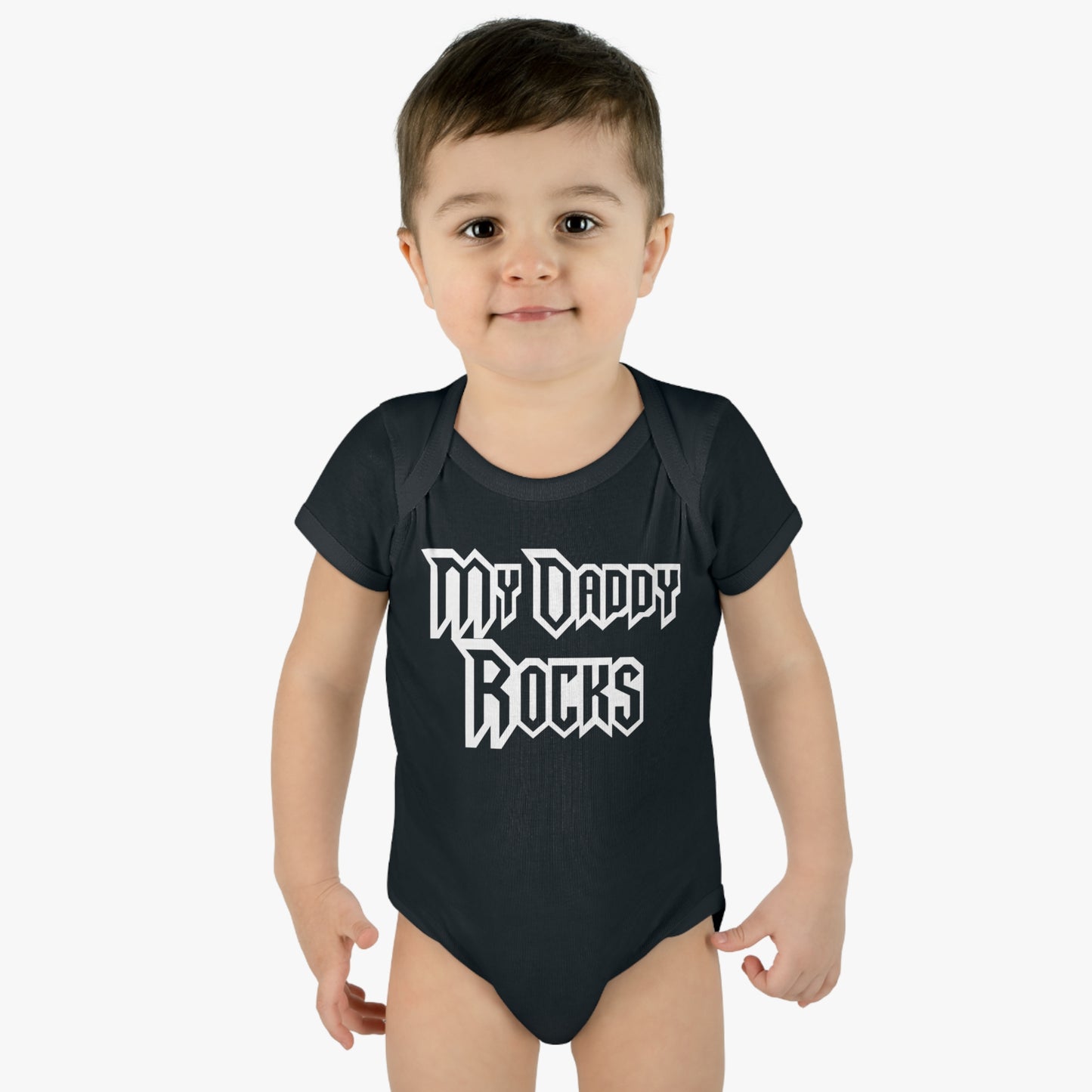 My Daddy Rocks Tee, Infant One Piece, Toddler Bodysuit, Rock and Roll T-Shirt for Baby, Heavy Metal T-Shirt, Musician T-Shirt