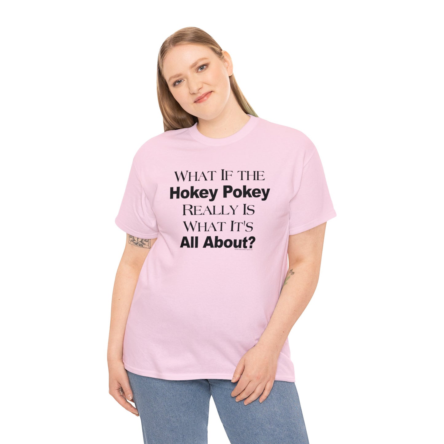 What if the Hokey Pokey Really Is What It's All About T-Shirt, Thoughtful T-Shirt, Funny Adult T-Shirt, Humorous Tee, Funny T-Shirt Gift