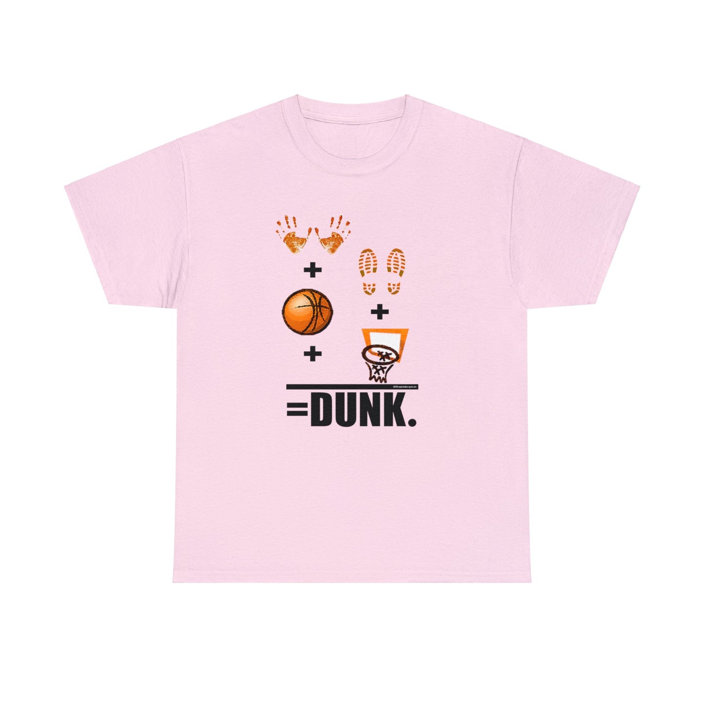 Basketball Equation, Basketball Math, Hands Plus Feet Plus Ball Plus Net Equals Dunk. Funny Basketball T-Shirt, Basketball Gift, Humorous