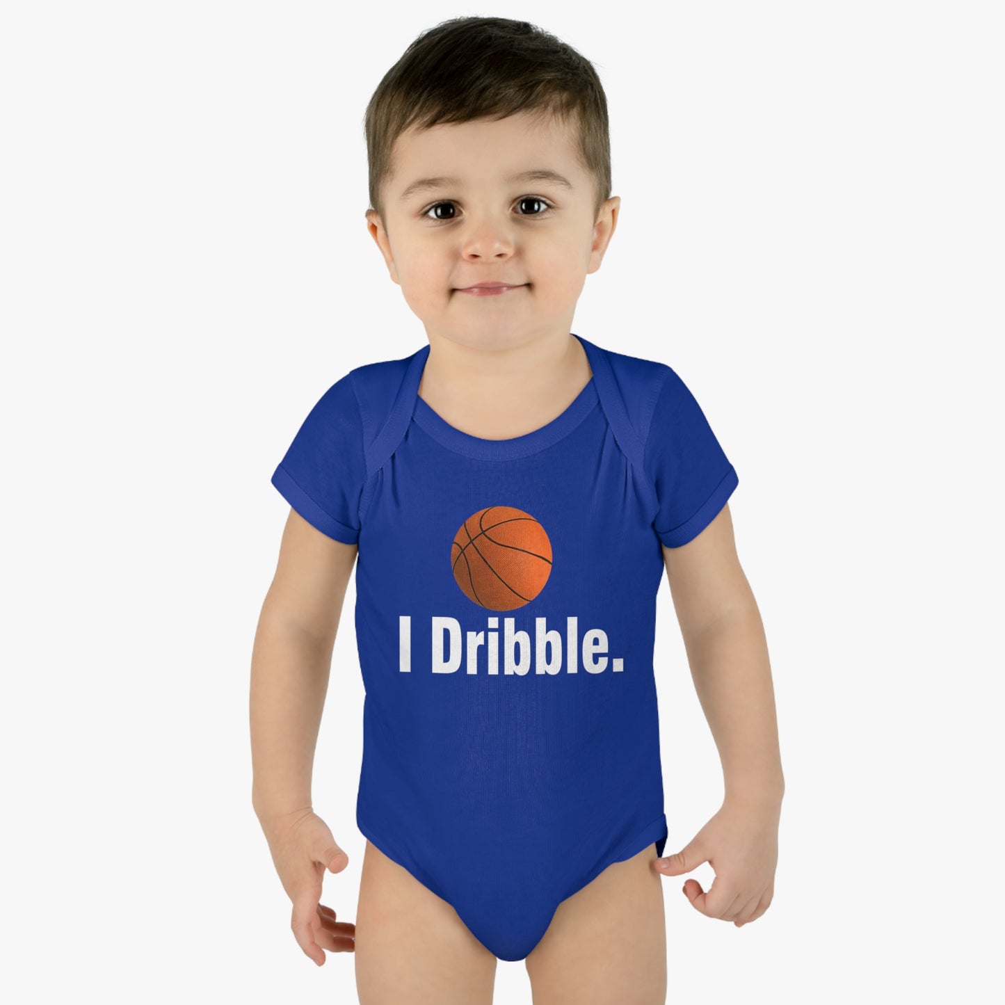 I Dribble, funny basketball Infant Baby Rib Bodysuit for littlest Basketball Future Fan, Baby Shower gift, Basketball Baby, Basketball Child