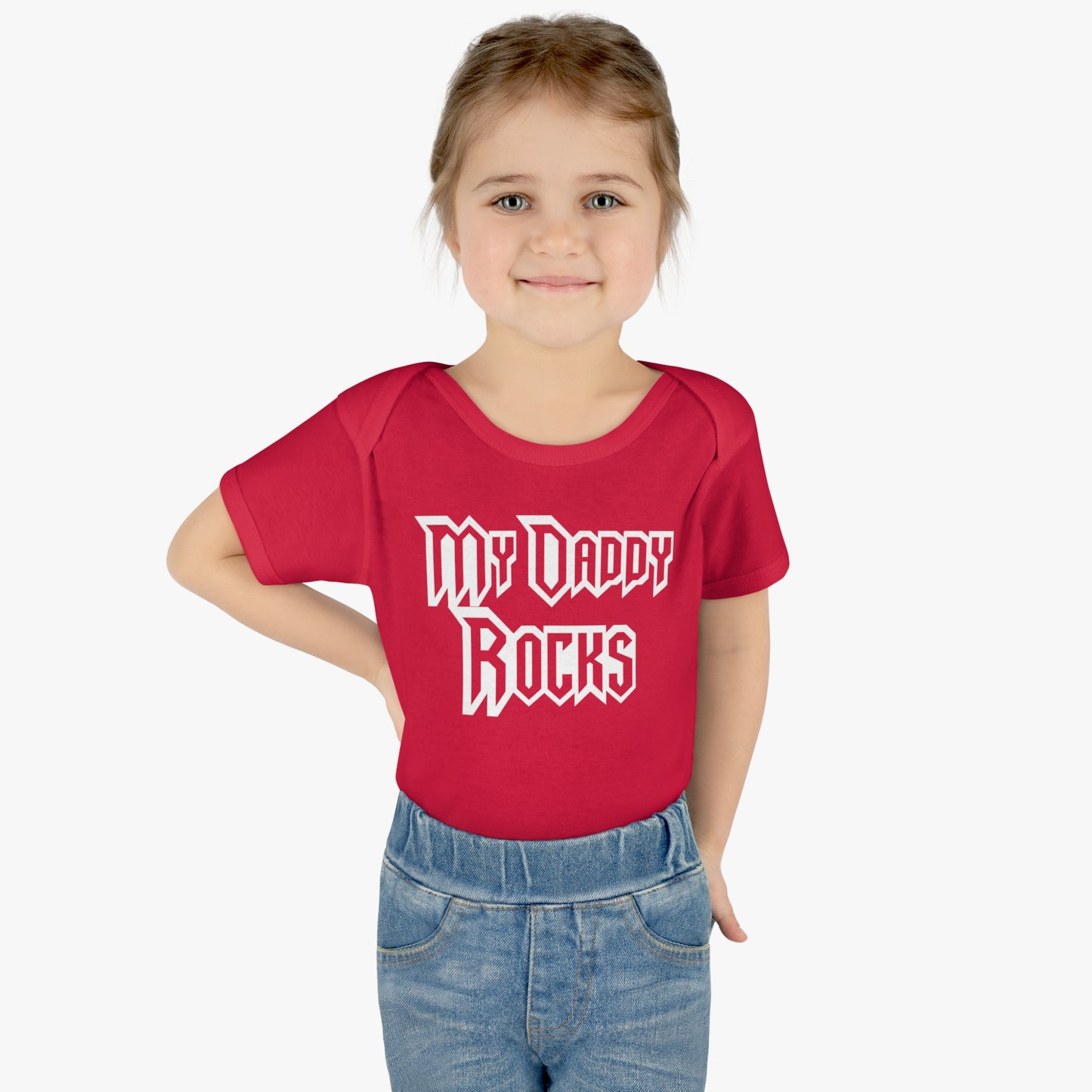 My Daddy Rocks Tee, Infant One Piece, Toddler Bodysuit, Rock and Roll T-Shirt for Baby, Heavy Metal T-Shirt, Musician T-Shirt