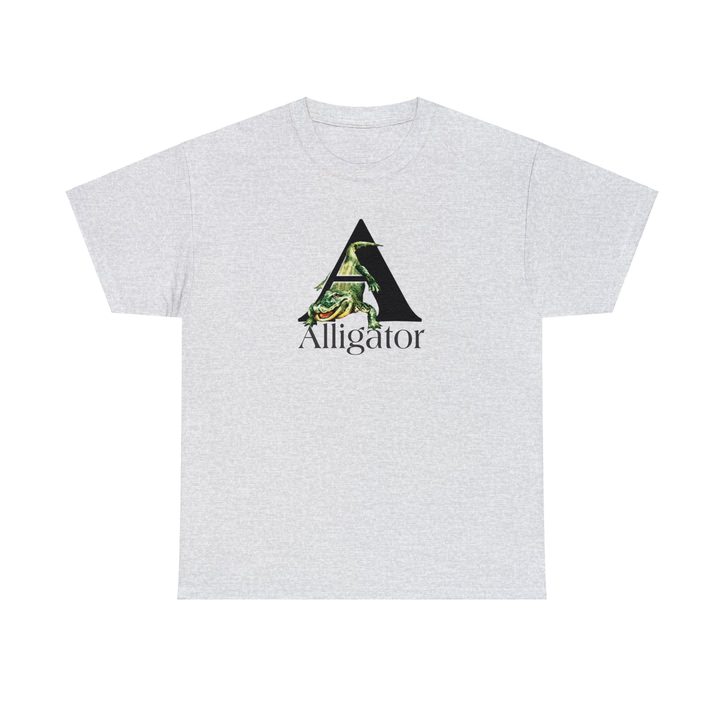 A is For Alligator, animal t-shirt, animal alphabet T, animal letters Tee, Alligator T-Shirt, gator t-shirt,