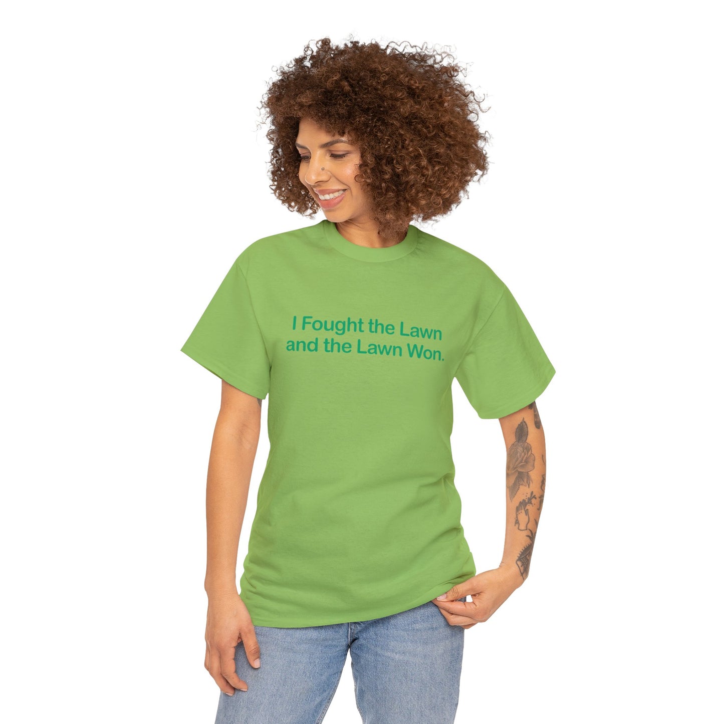 I Fought the Lawn and the Lawn Won, Funny T-Shirt, Lawnmowing t-shirt, Fun Dad Gift, Funny Dad T-shirt, Dad Lawn Humor, Father's Day Gift