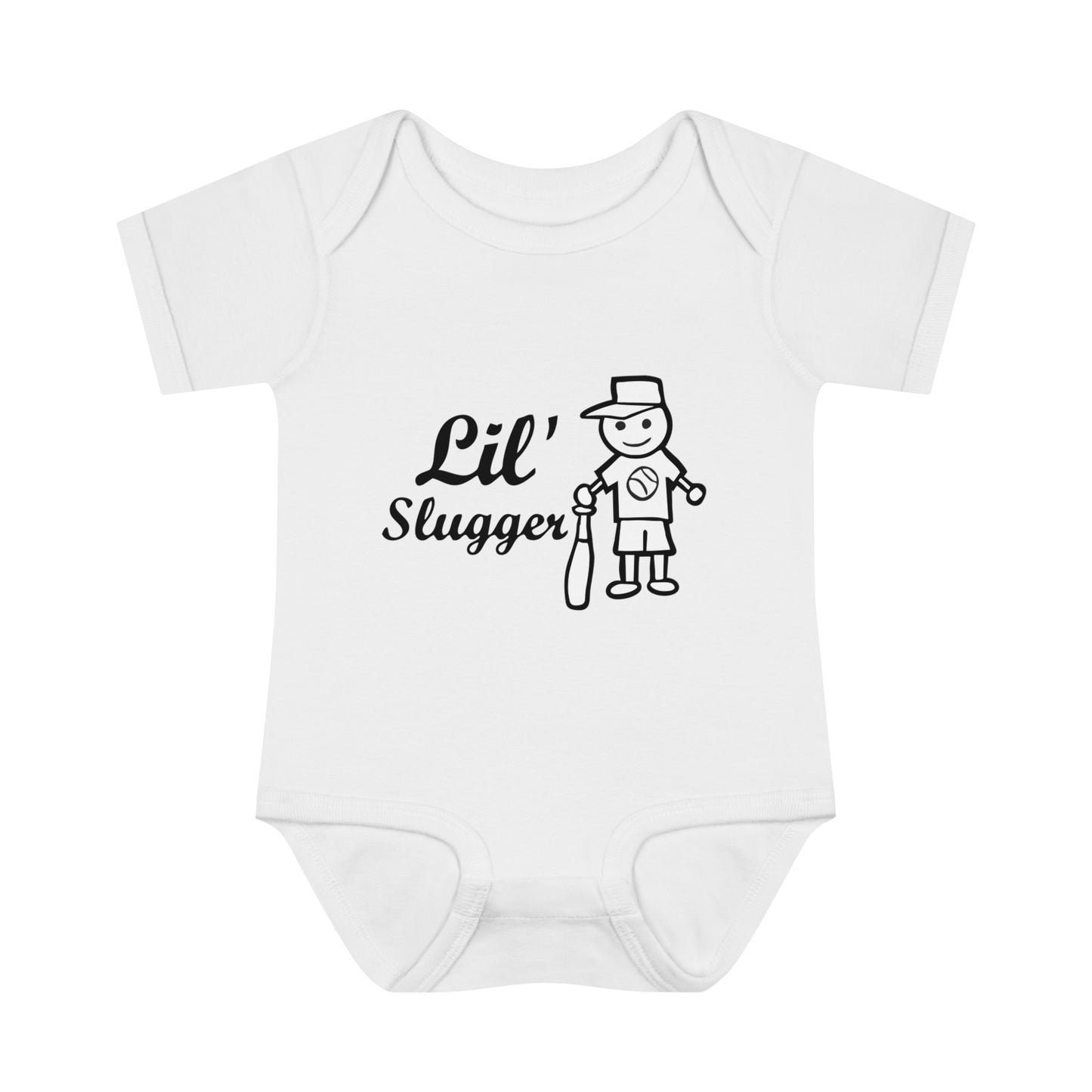 Lil' Slugger, Youth One Piece Bodysuit, Baseball Baby T, Future Baseball Fan, Cute Baseball Gift for Baby, Shower Gift, Baseball Fan Tee