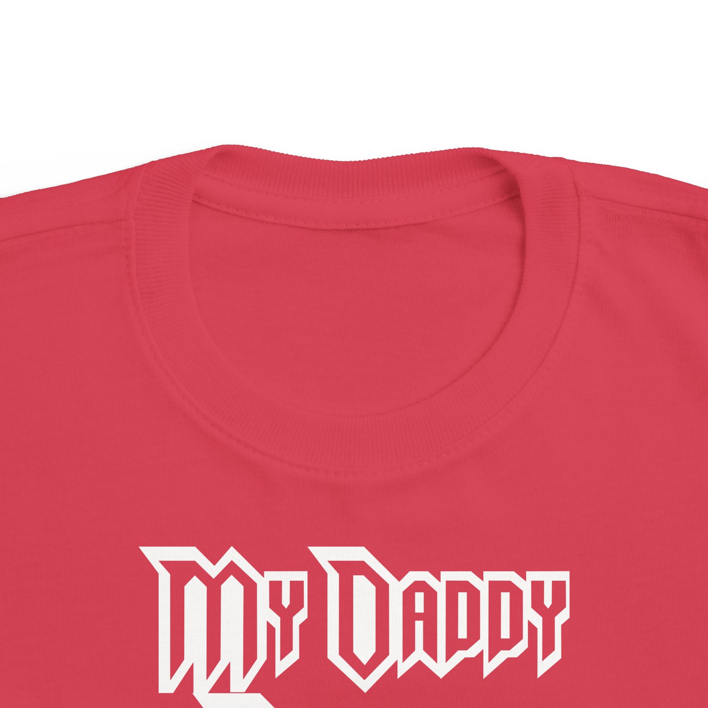 My Daddy Rocks Toddler Tee, Boy's Rock 'n Roll,  Aspiring Rock Star, Son of Musician, Daddy's Rocker, Heavy Metal T-Shirt, Musician T-Shirt