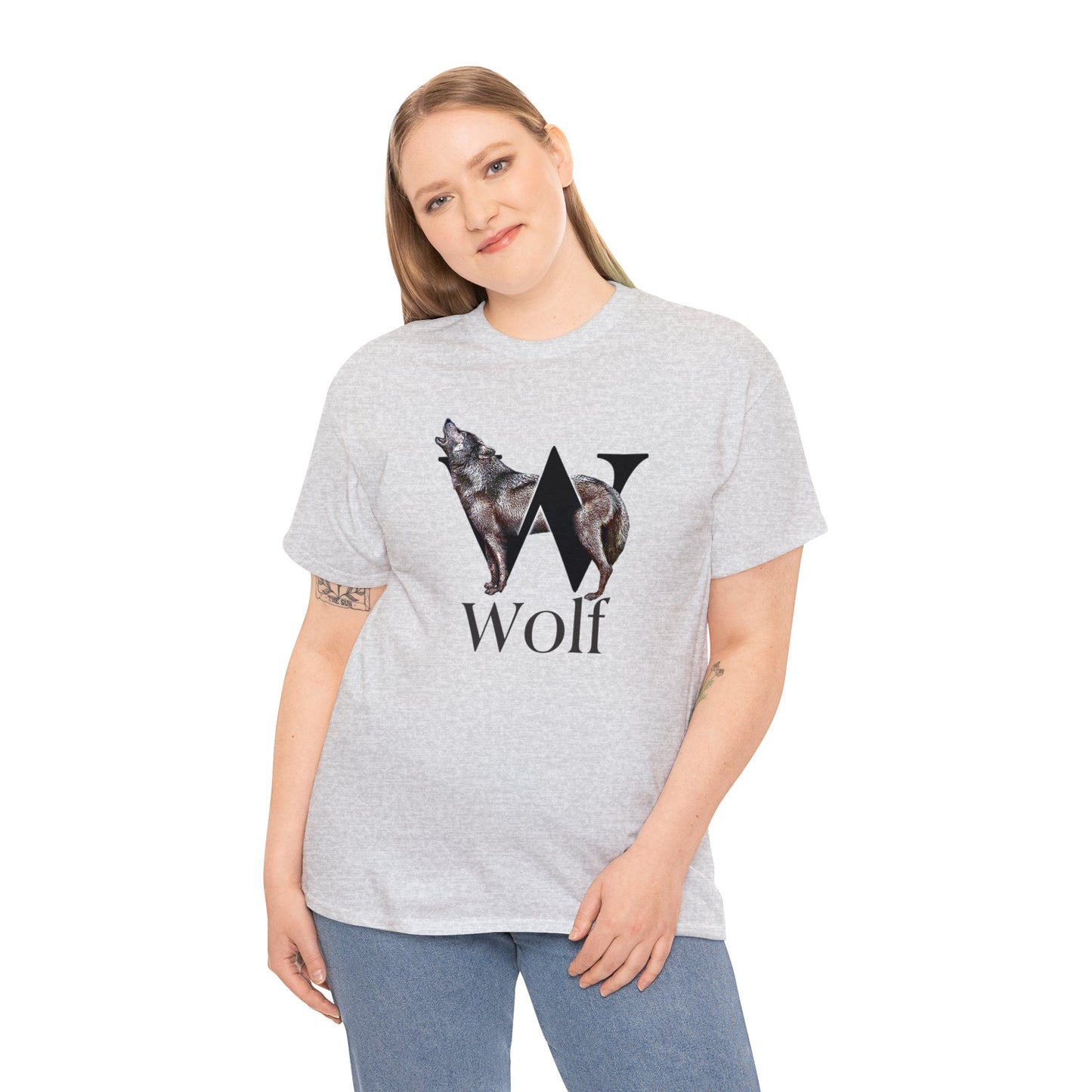 W is for Wolf t-shirt Wolf shirt, Wolf Drawing T-Shirt, wolf illustration, wolf animal t-shirt,