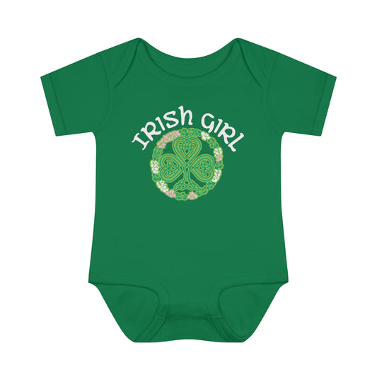 Irish Girl Infant Toddler T-Shirt, One Piece Bodysuit, Ireland, Saint Patrick's Day, St. Patty's Day Baby Tee for Girl, Gift For baby Girl