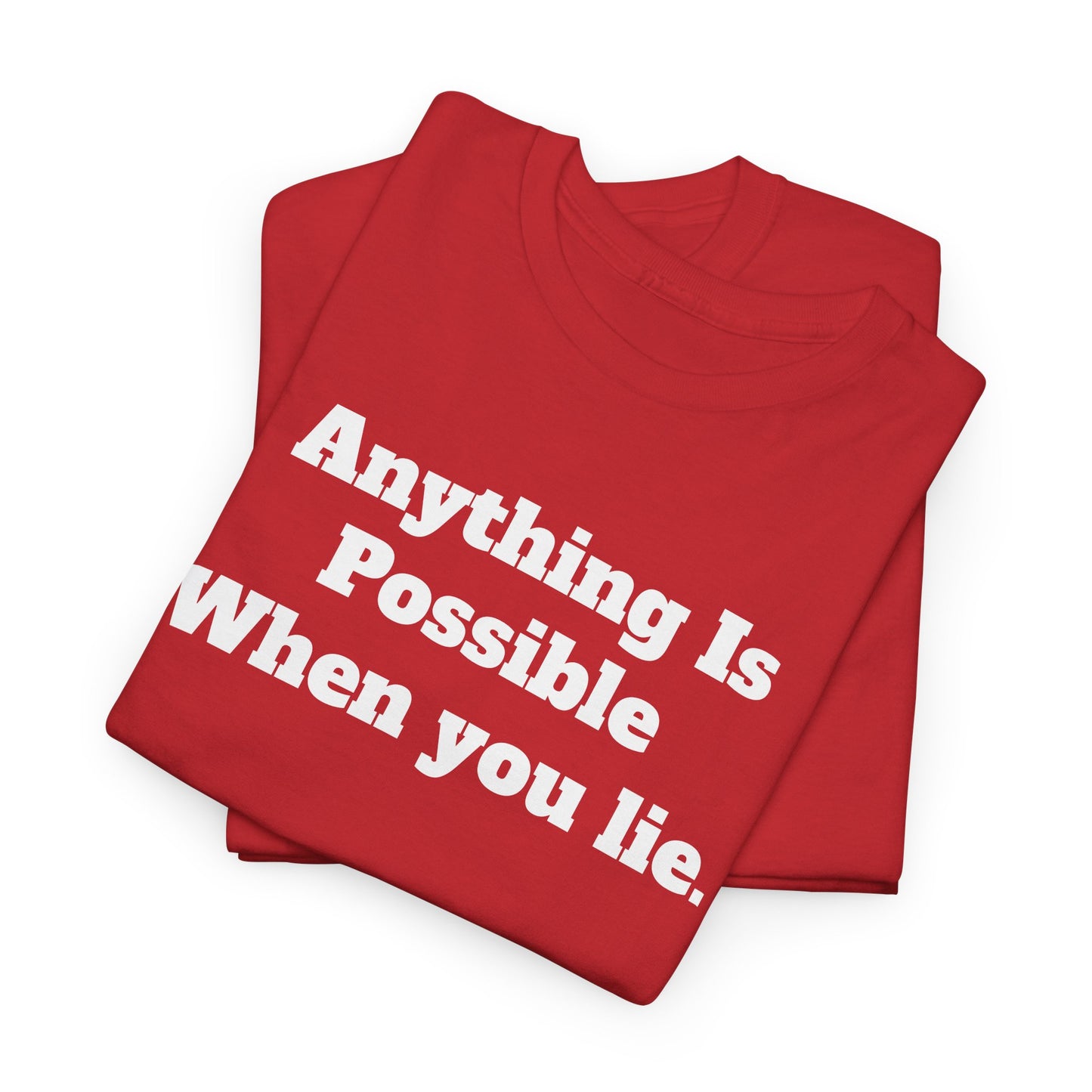 Graphic Tee - Donald Trump 'Anything is Possible When You Lie' Design
