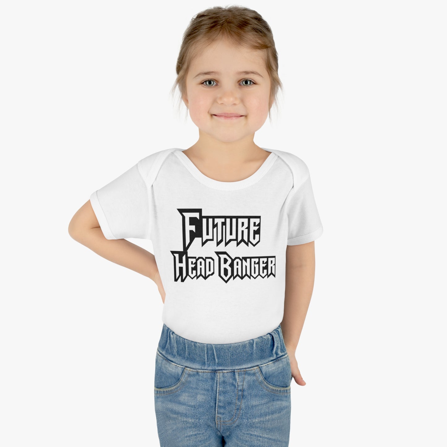 Future Head Banger Tee, Infant One Piece, Toddler Bodysuit, Rock and Roll T-Shirt for Baby, Heavy Metal T-Shirt, Musician T-Shirt