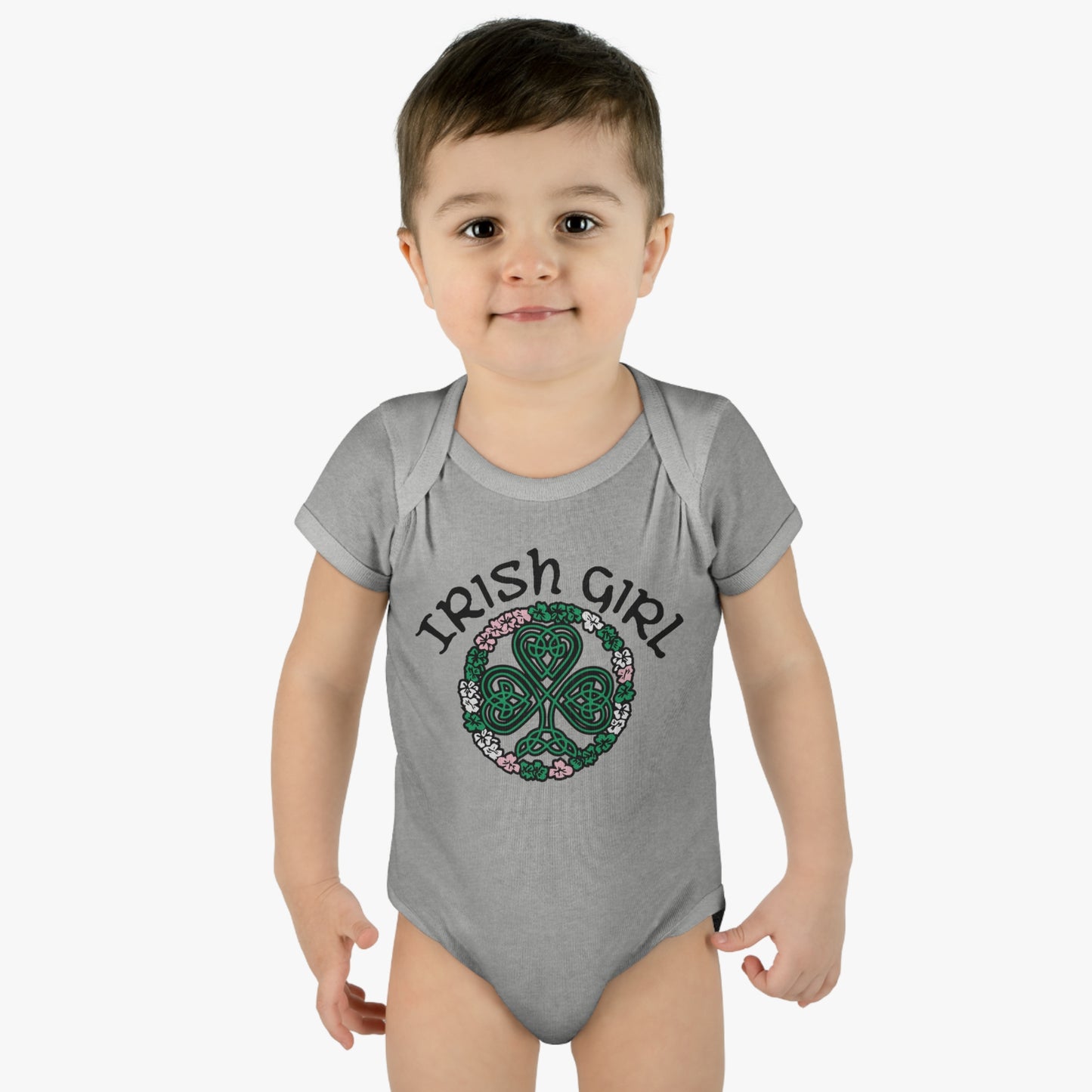 Irish Girl Infant Toddler T-Shirt, One Piece Bodysuit, Ireland, Saint Patrick's Day, St. Patty's Day Baby Tee for Girl, Gift For baby Girl